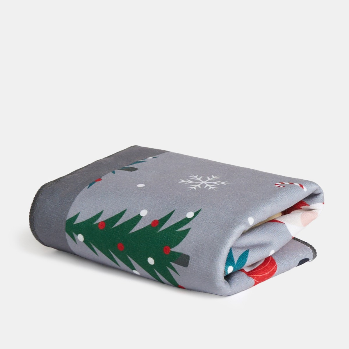 OHS Christmas Gonk Hand Towel - Grey>