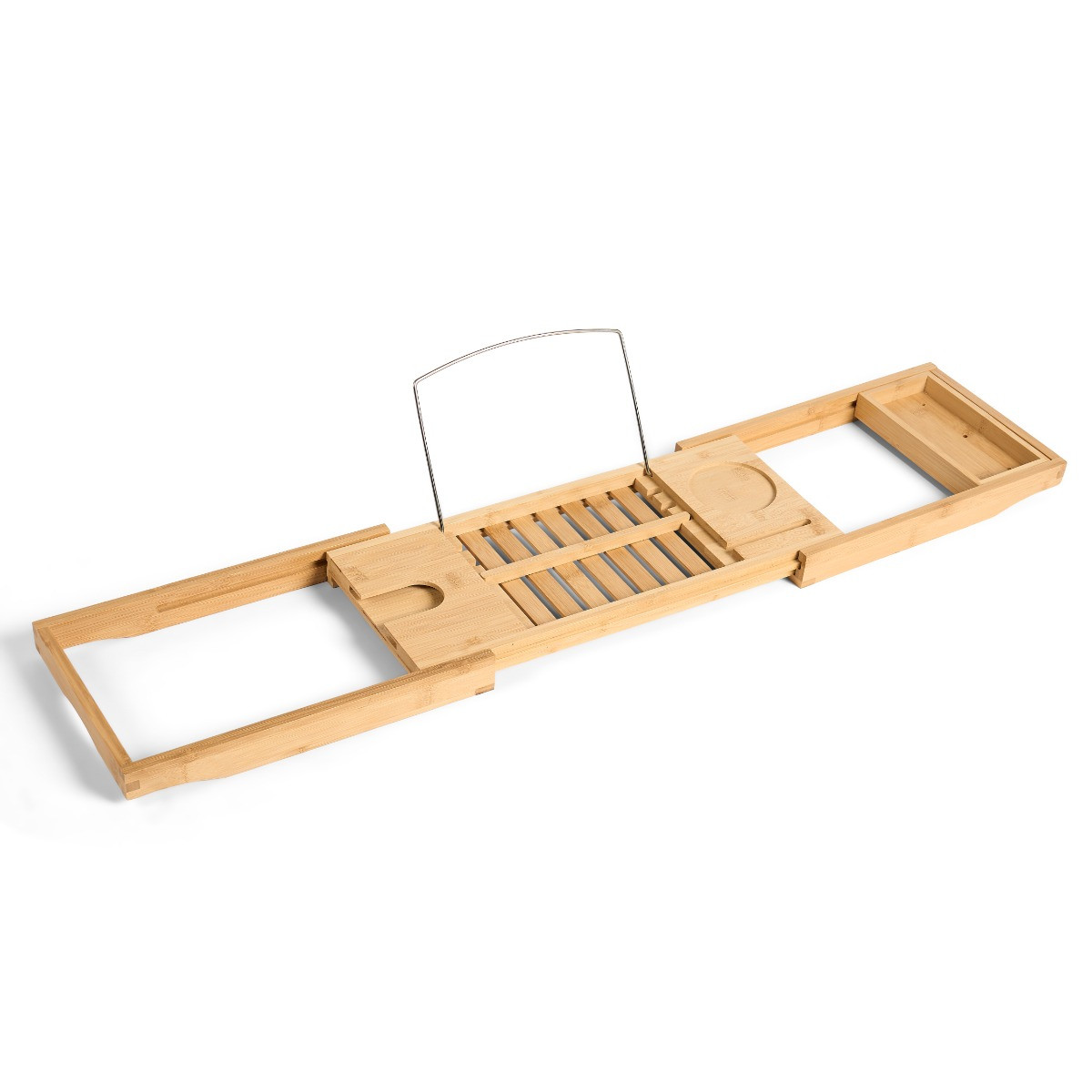 OHS Wooden Extendable Bath Rack - Natural>