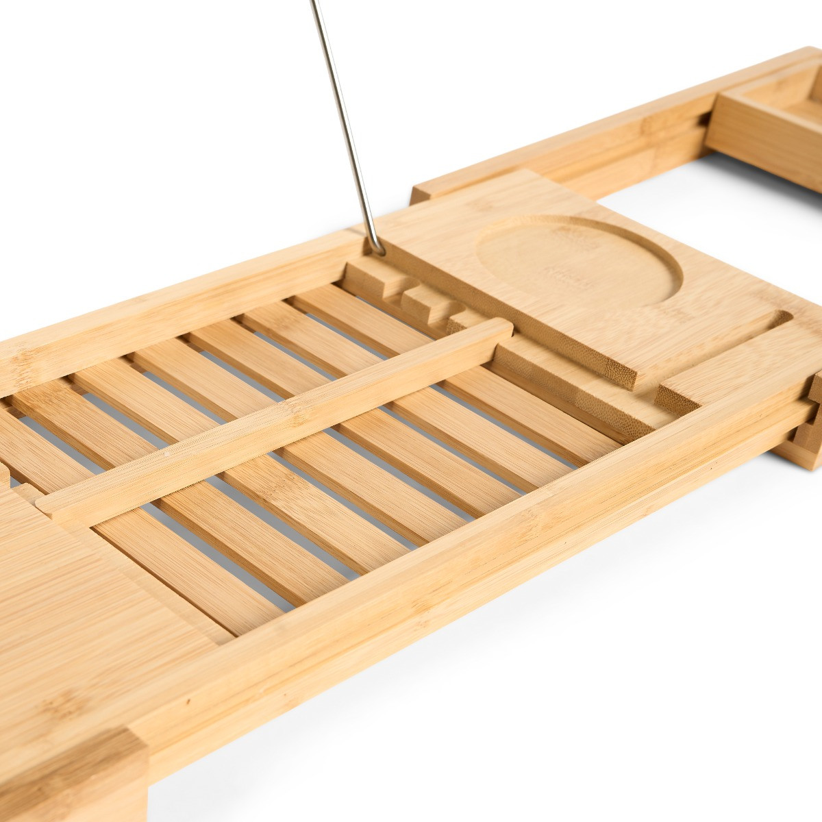 OHS Wooden Extendable Bath Rack - Natural>