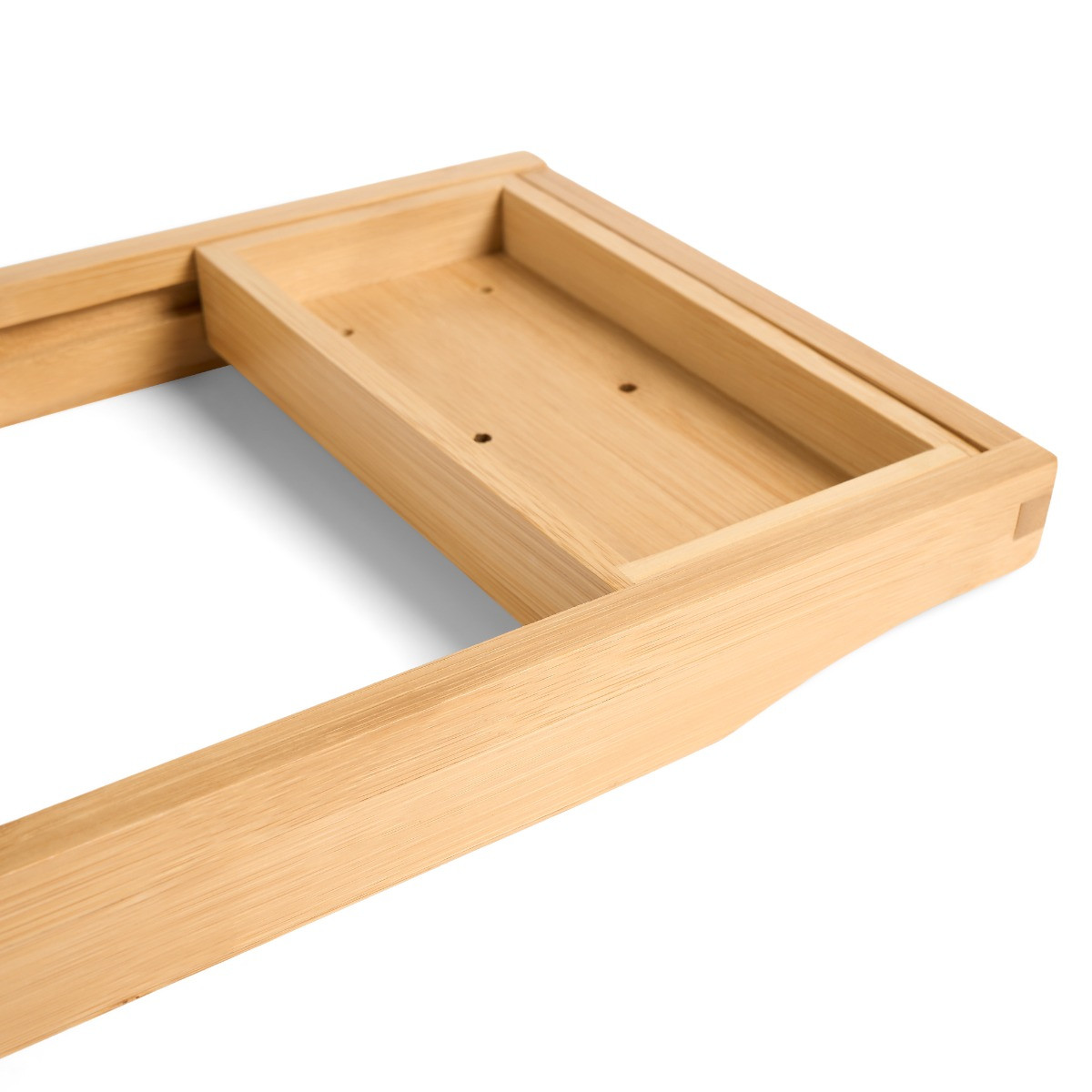 OHS Wooden Extendable Bath Rack - Natural>