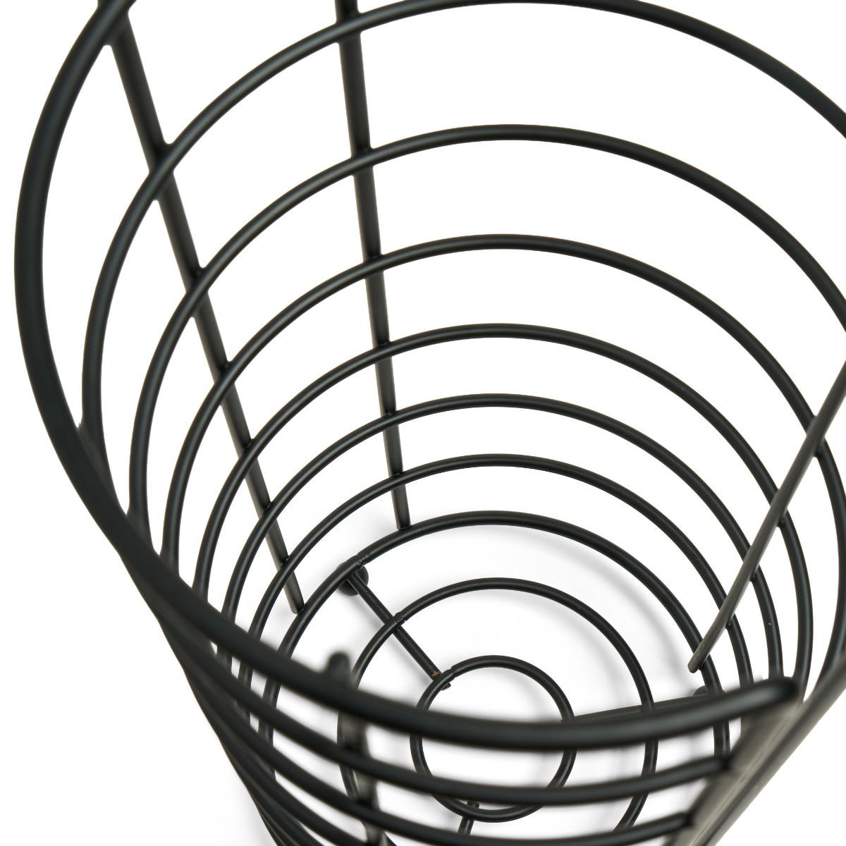 OHS Wire Toilet Roll Stand - Black>
