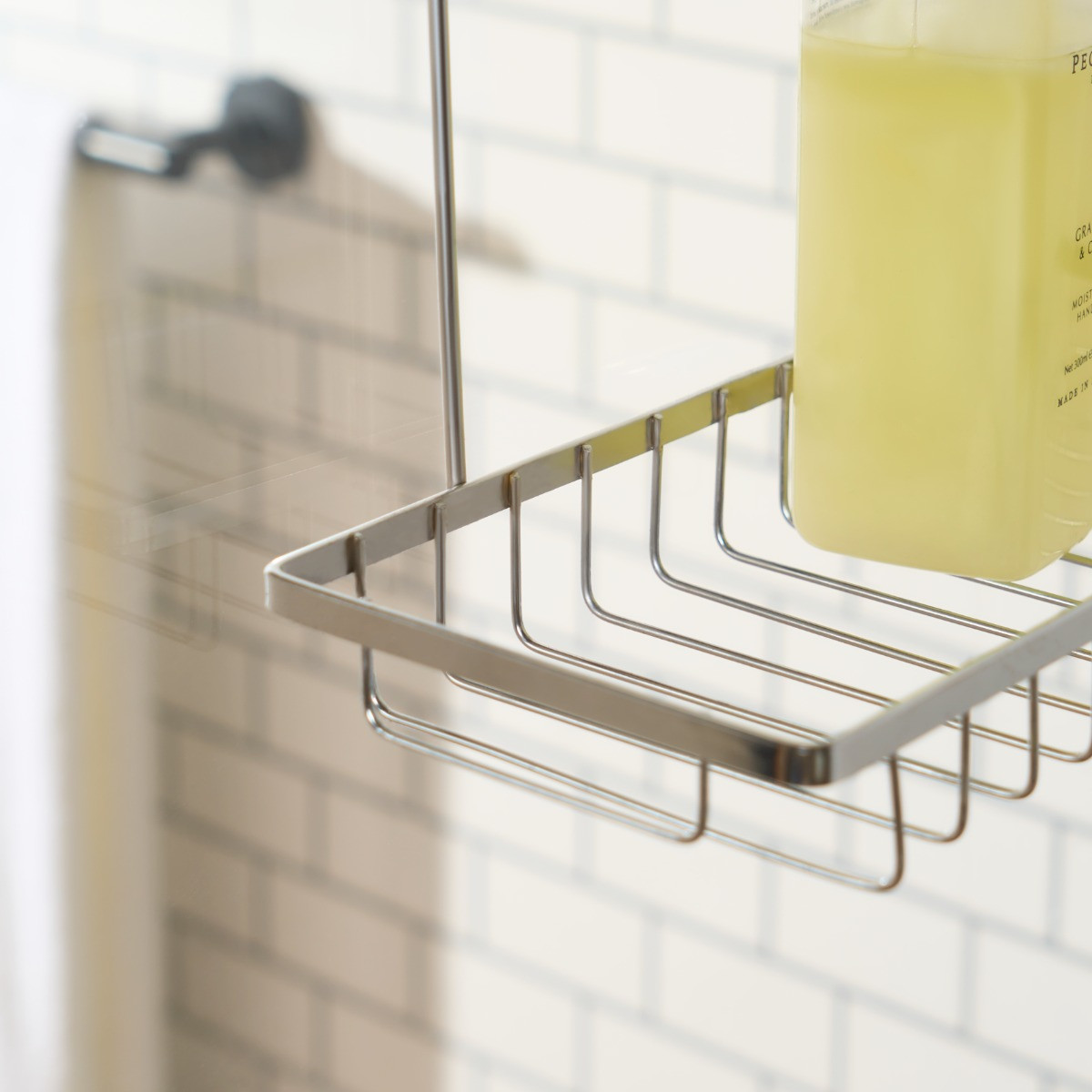 OHS Over The Door Double Shower Caddy - Silver>