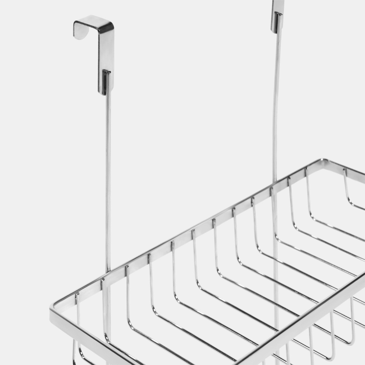 OHS Over The Door Double Shower Caddy - Silver>