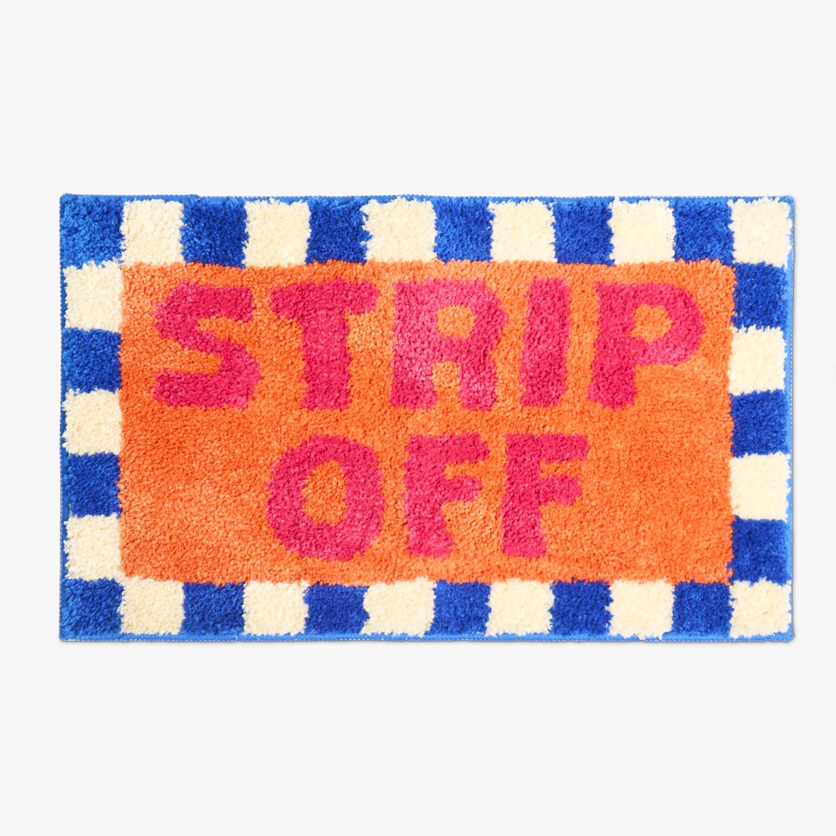OHS Strip Off Tufted Bath Mat - Multi>