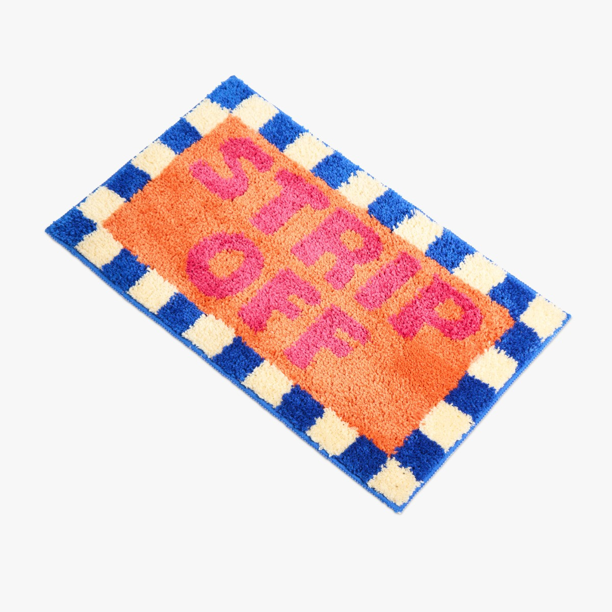OHS Strip Off Tufted Bath Mat - Multi>