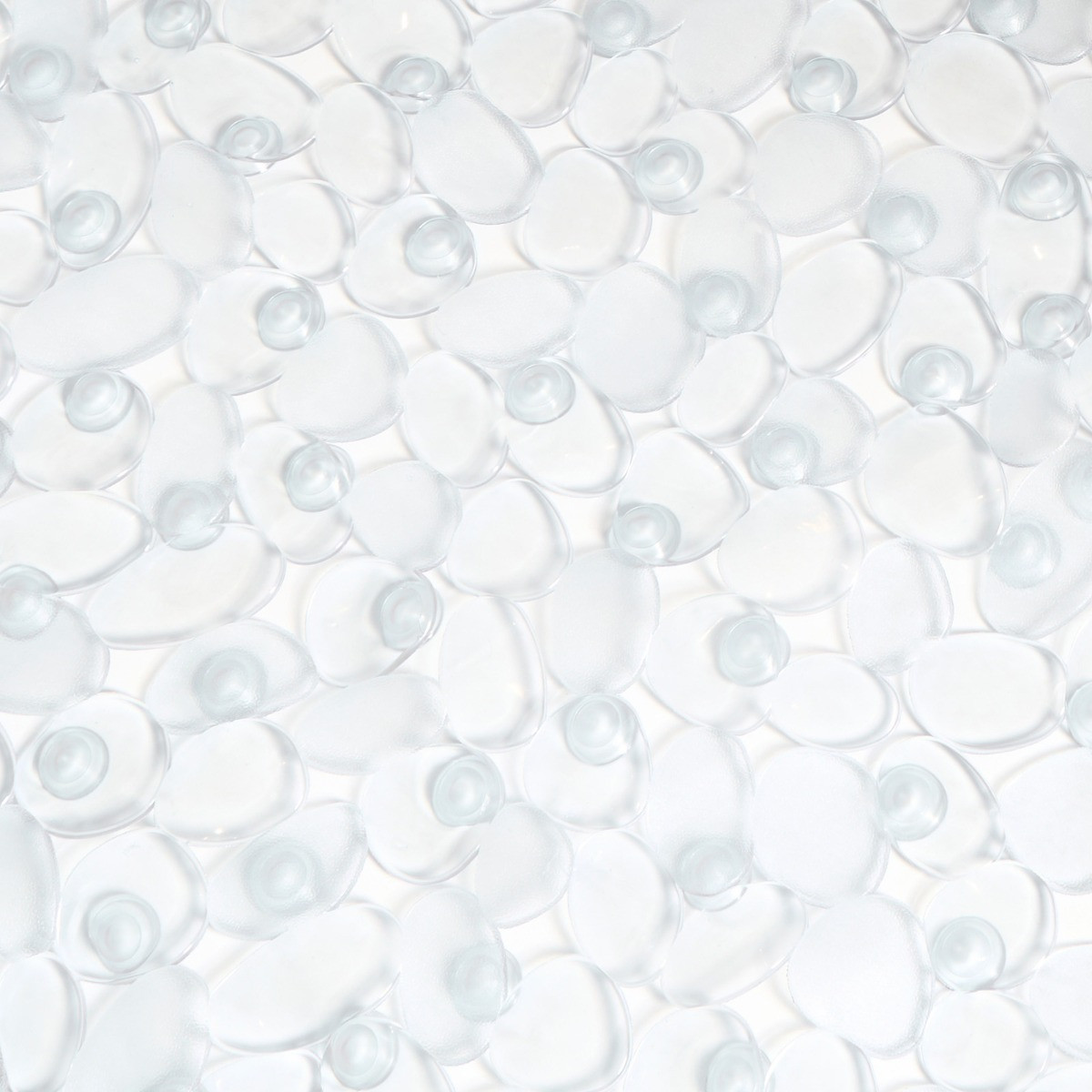 OHS Square PVC Non Slip Shower Mat - Clear>