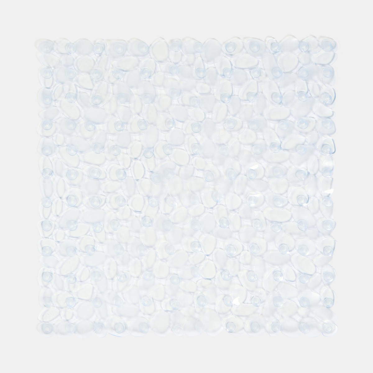 OHS Square PVC Non Slip Shower Mat - Clear>