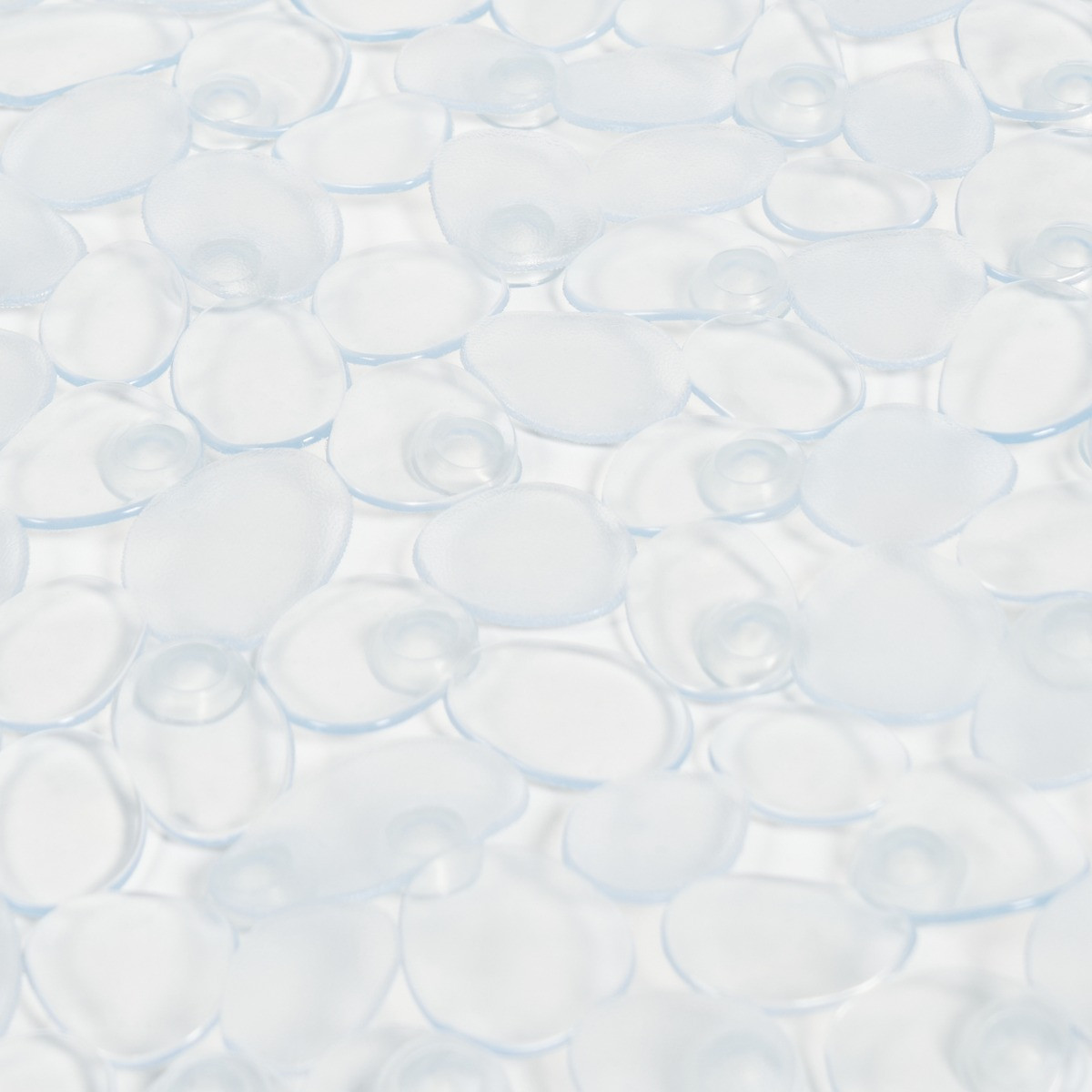 OHS Square PVC Non Slip Shower Mat - Clear>