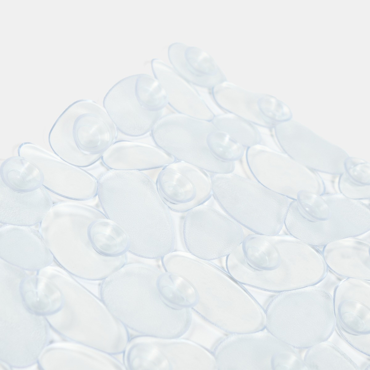 OHS Square PVC Non Slip Shower Mat - Clear>