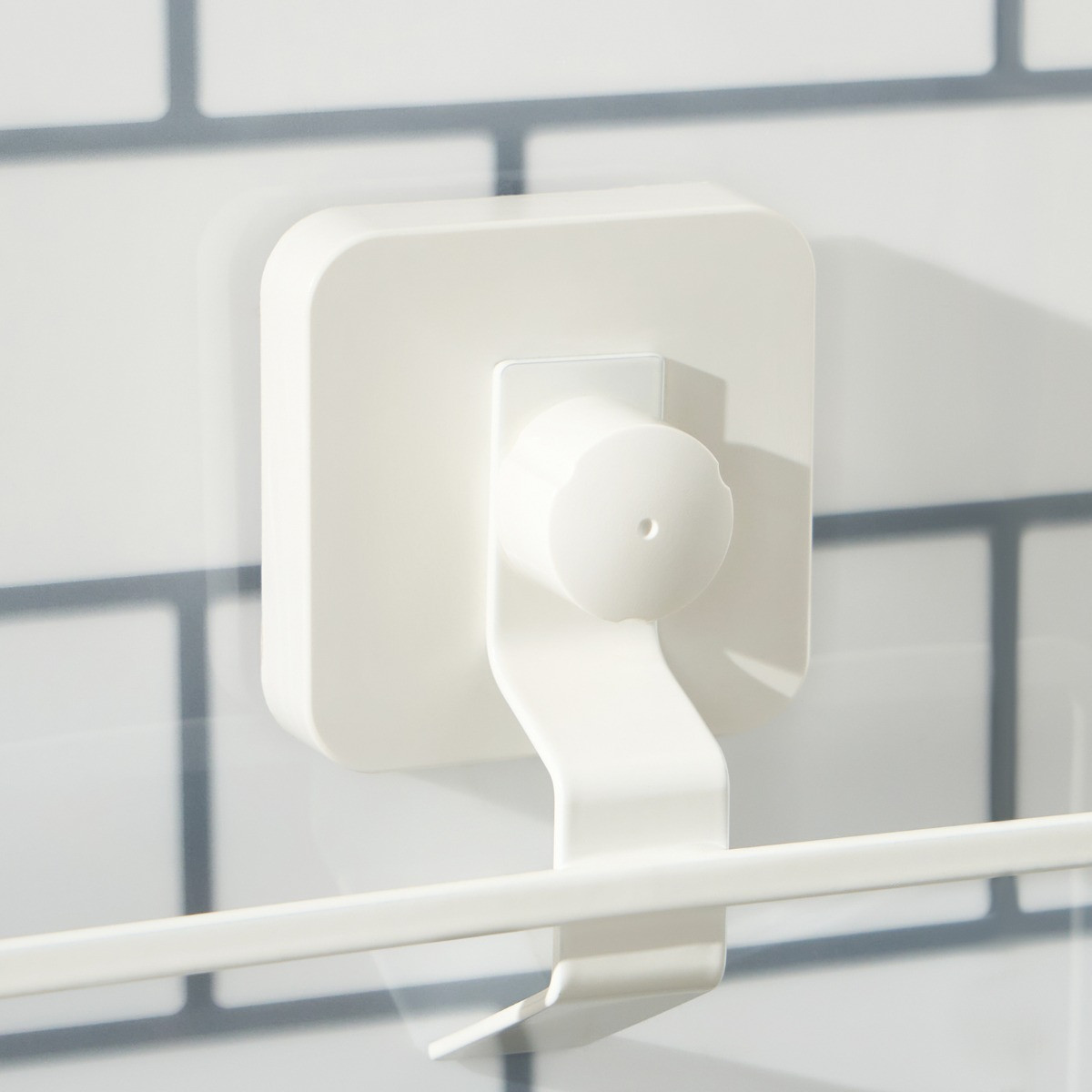 OHS Suction Towel Ring - White>