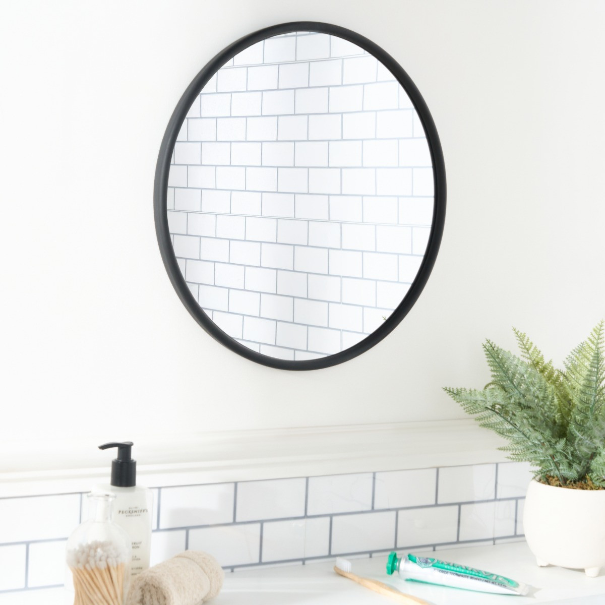 OHS Round Mirror - Black>