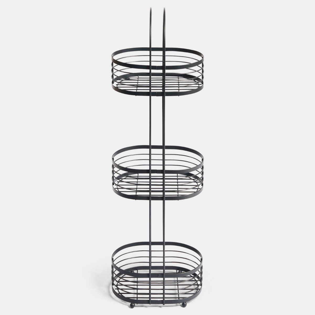 OHS 3-Tier Bathroom Caddy - Black>