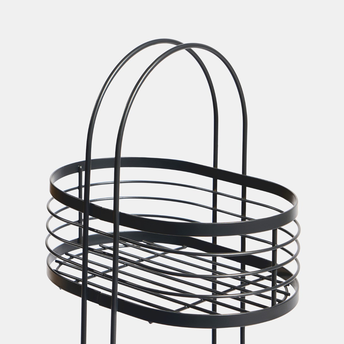 OHS 3-Tier Bathroom Caddy - Black>