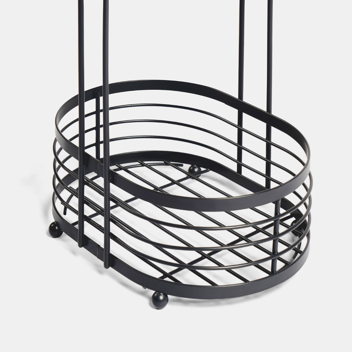 OHS 3-Tier Bathroom Caddy - Black>