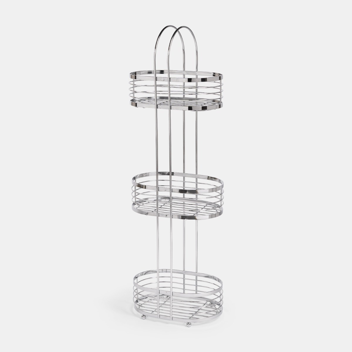 OHS 3-Tier Bathroom Caddy - Silver>