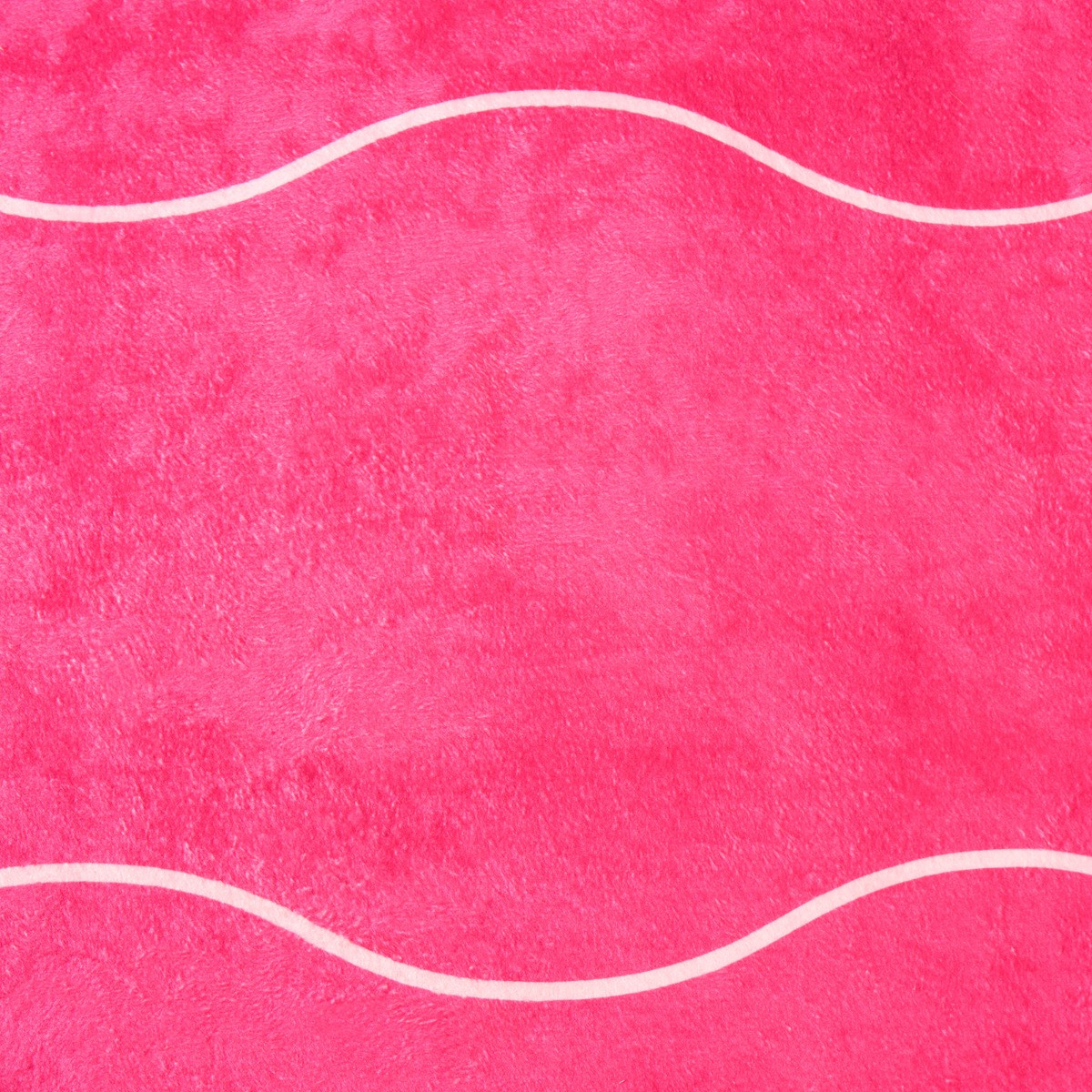 OHS Bow Print Velvet Bath Mat - Hot Pink>