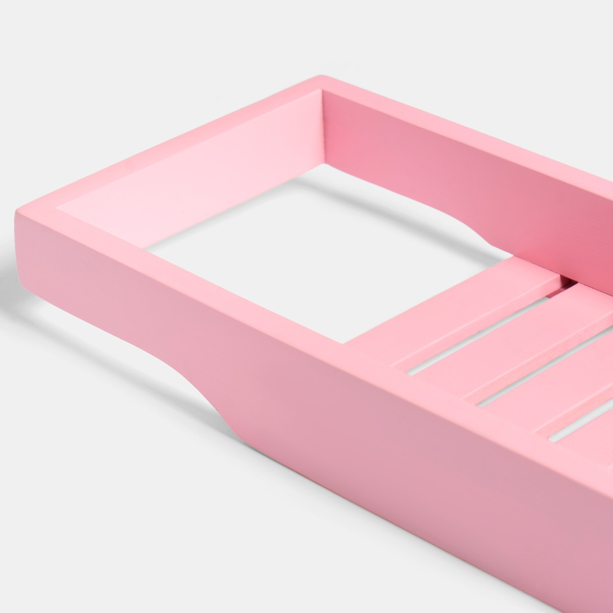 OHS Bamboo Bath Rack - Pink>
