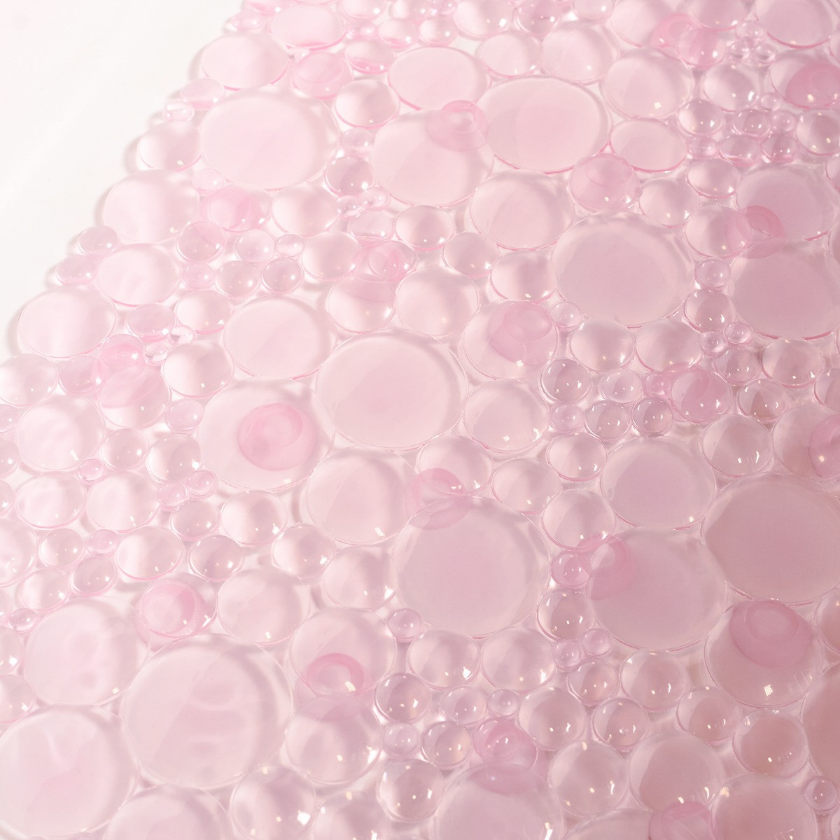 OHS PVC Non Slip Bath Mat - Pink>