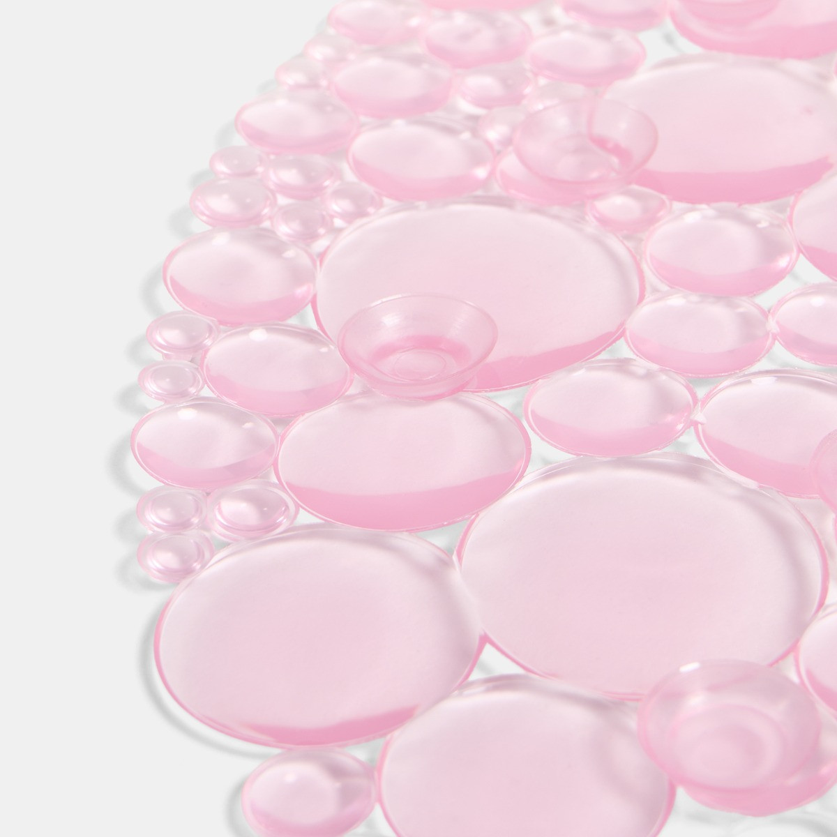 OHS PVC Non Slip Bath Mat - Pink>
