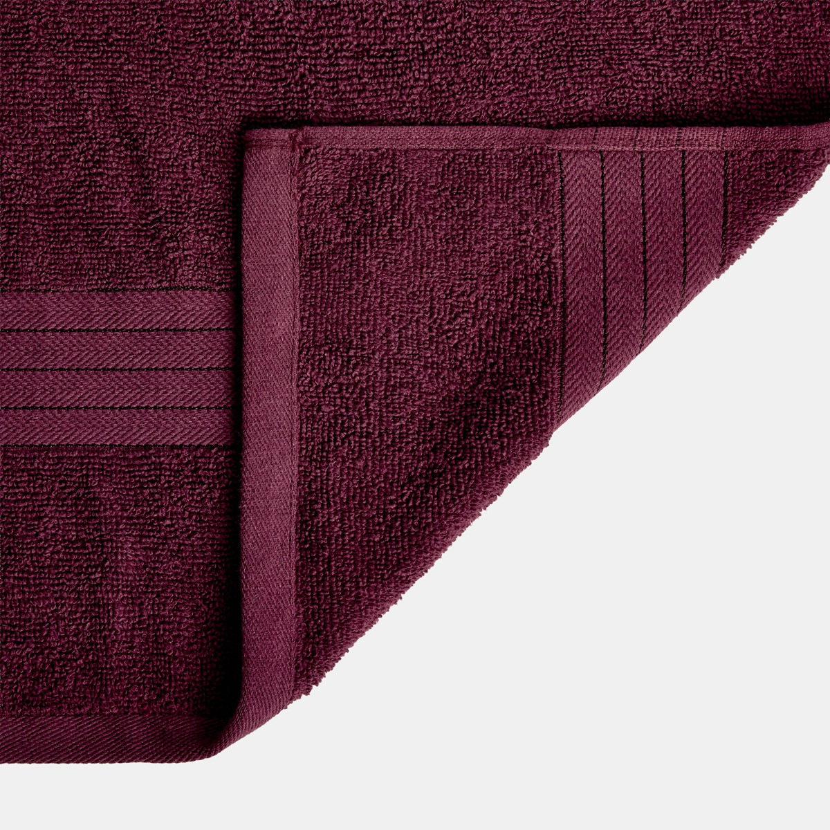 OHS 100% Cotton Towel - Burgundy>