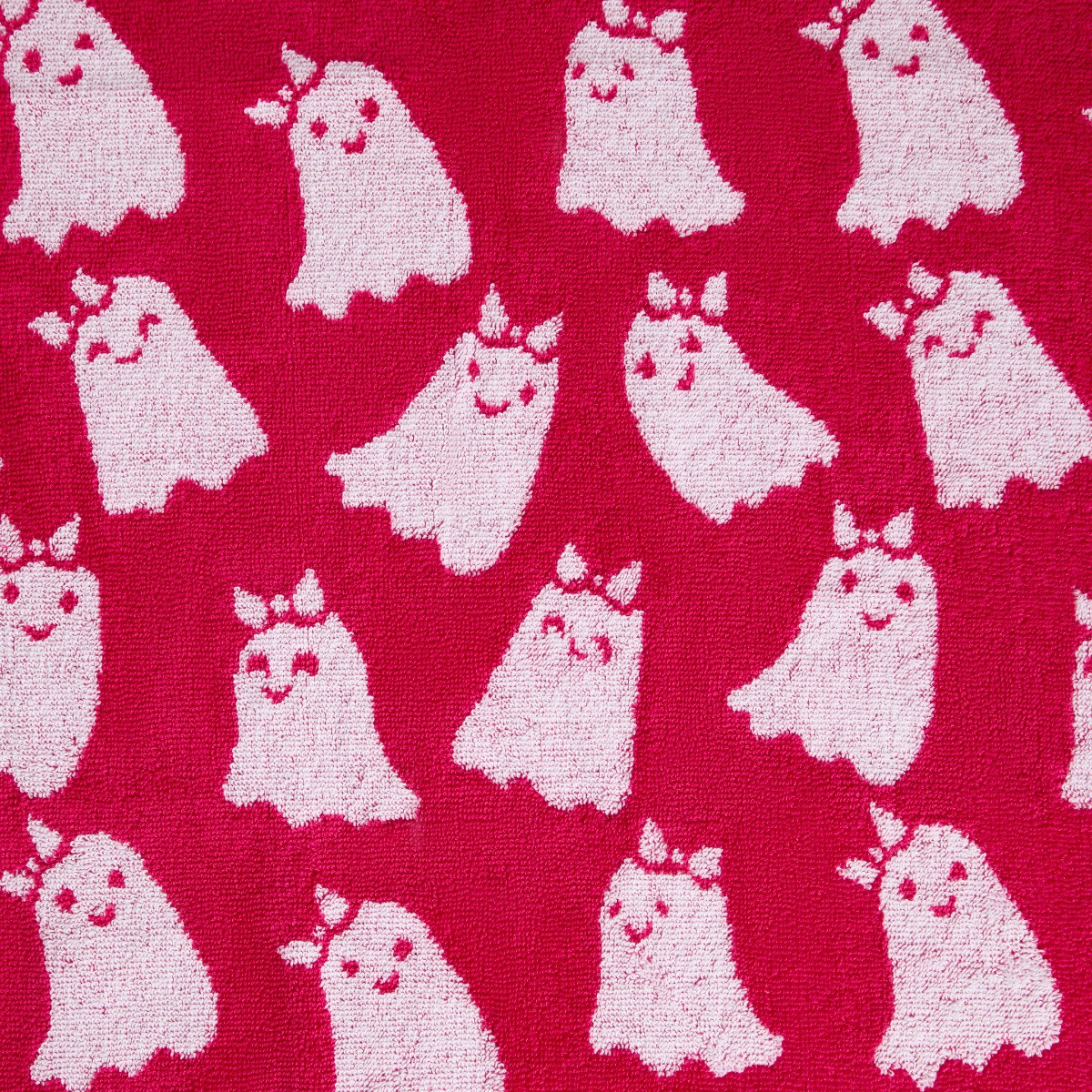 OHS 100% Cotton Ghost Jacquard Towel - Hot Pink>