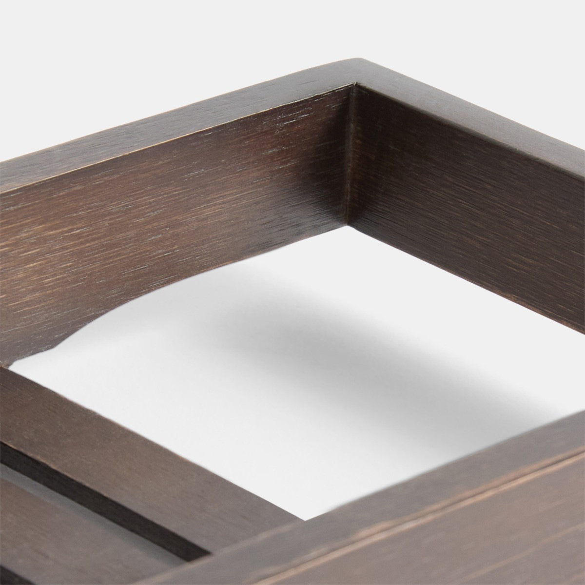 OHS Bamboo Bath Rack - Dark Wood>