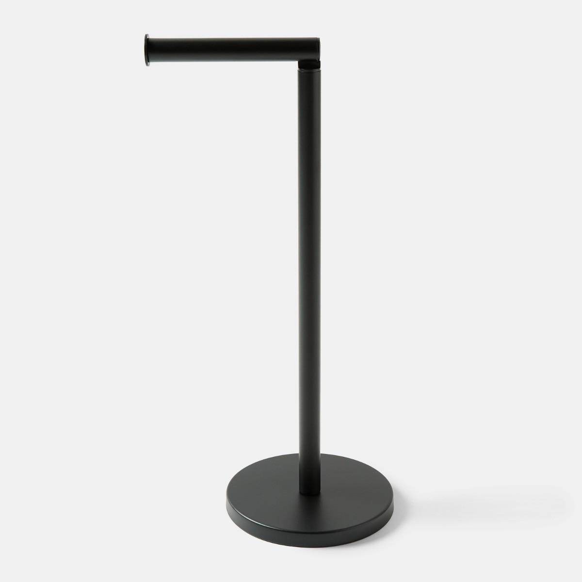OHS Modern Freestanding Toilet Roll Holder - Black>