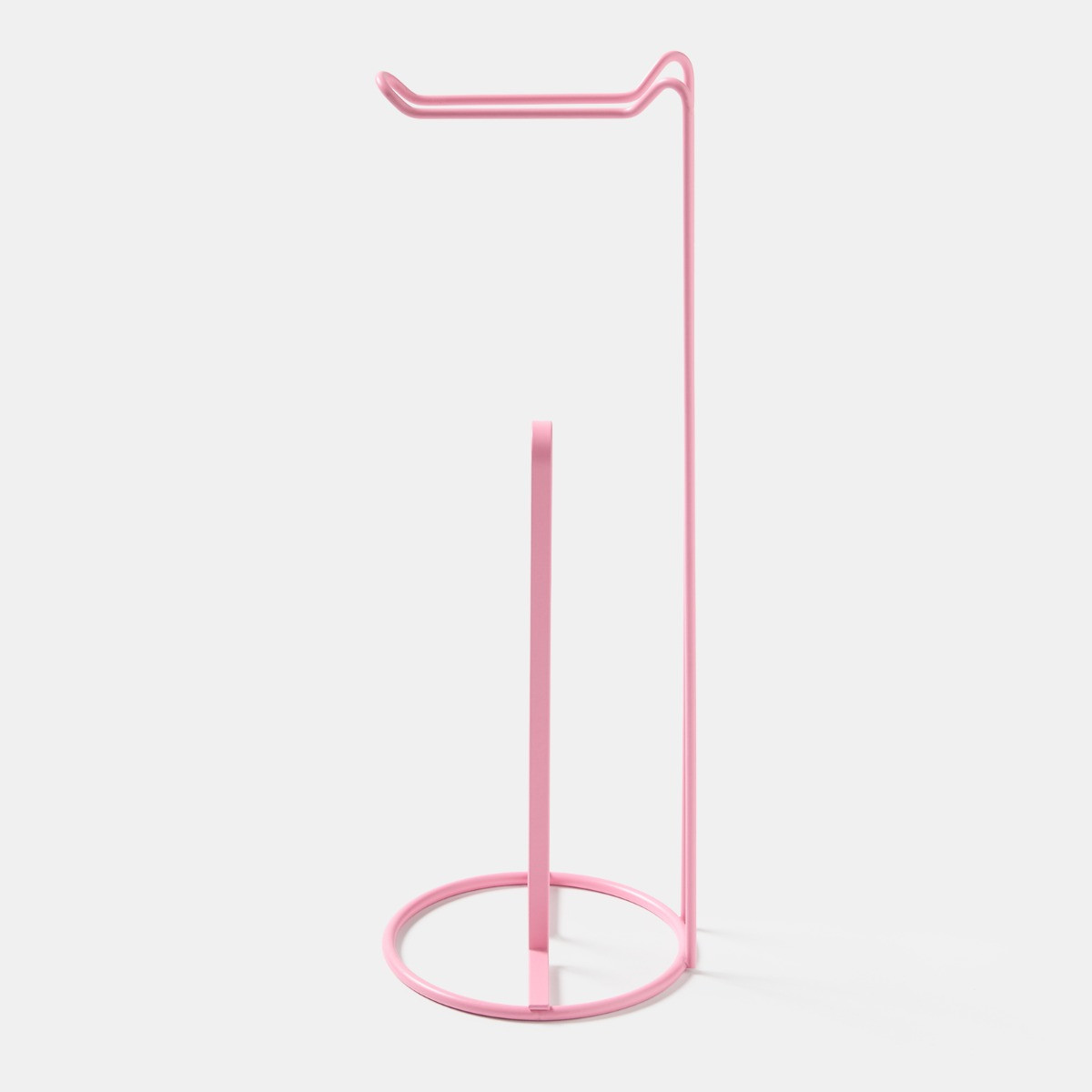OHS Freestanding Toilet Roll Holder - Pink>