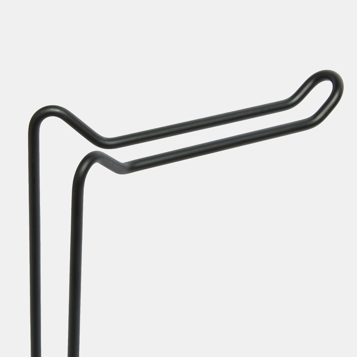 OHS Freestanding Toilet Roll Holder - Black>