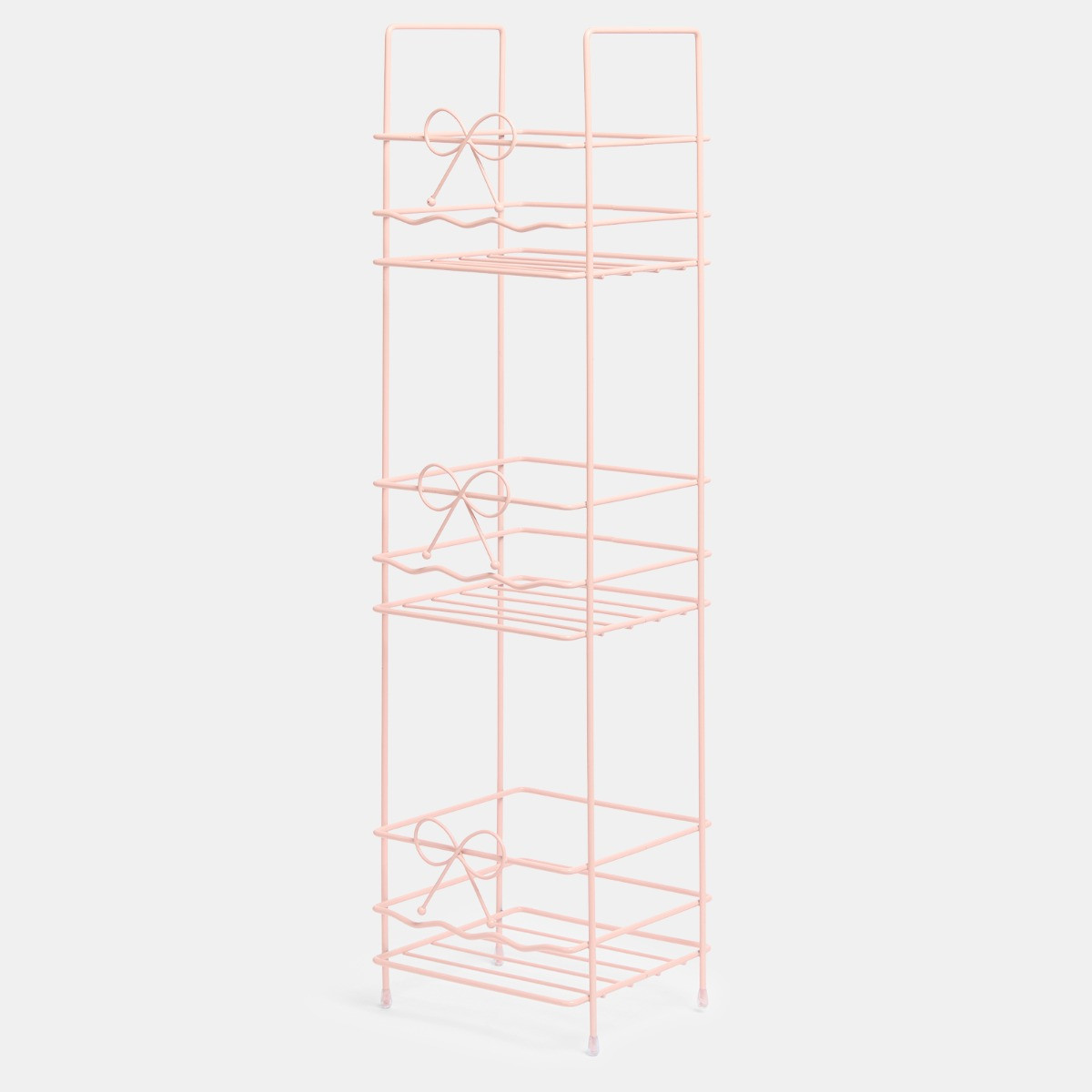OHS 3-Tier Bow Bathroom Caddy - Pink>