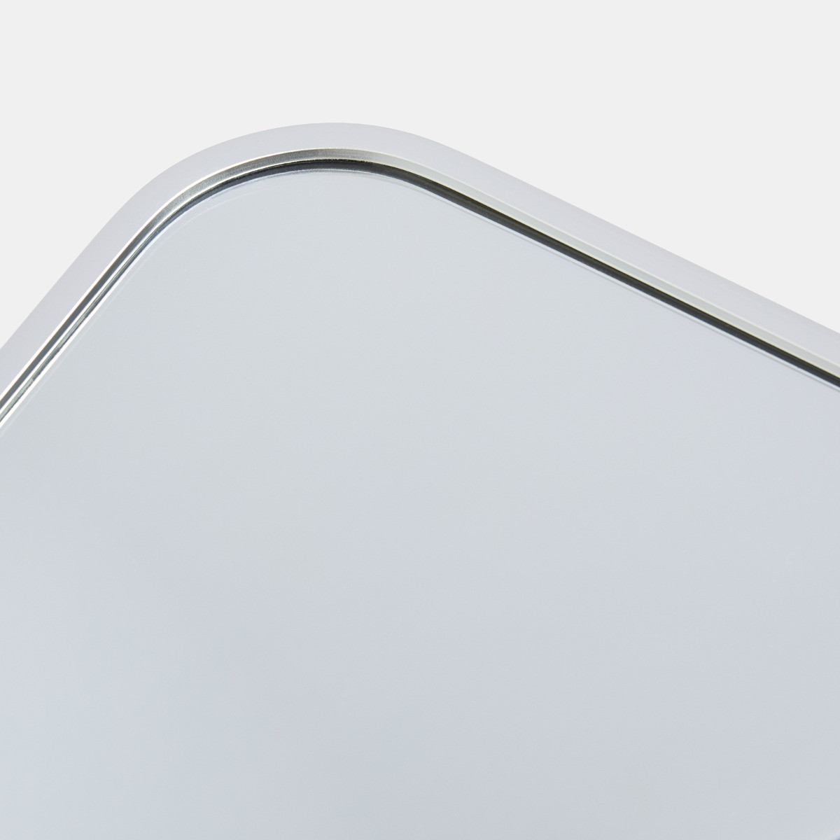 OHS Framed Bathroom Wall Vanity Mirror - Silver>