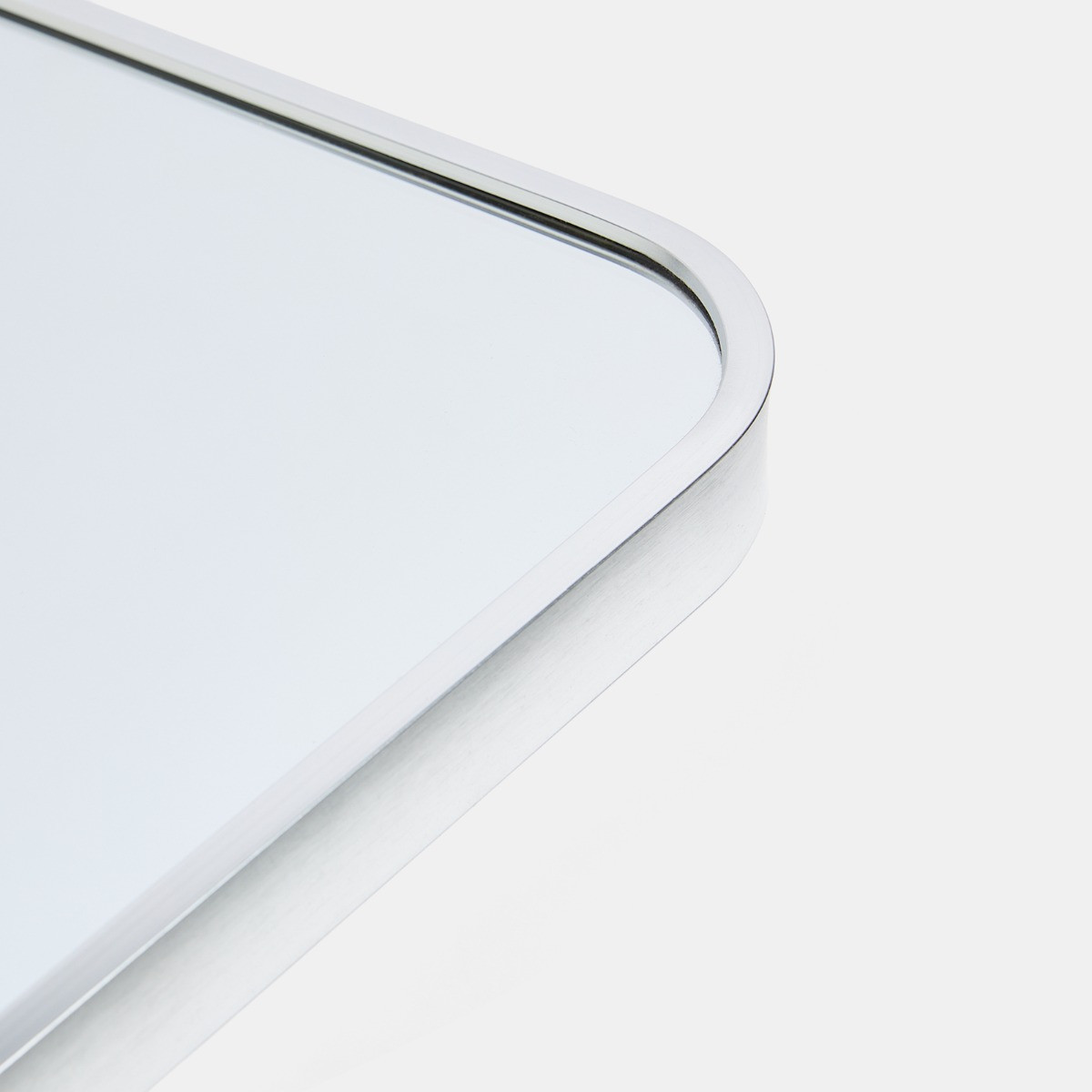 OHS Framed Bathroom Wall Vanity Mirror - Silver>