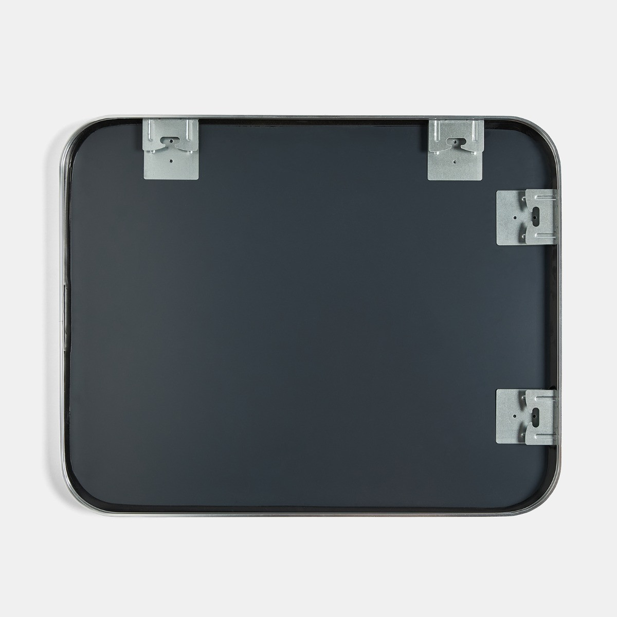 OHS Framed Bathroom Wall Vanity Mirror - Silver>