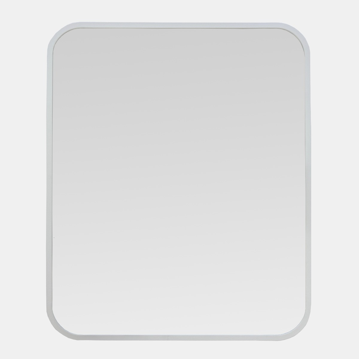 OHS Square Wall Mirror - White>
