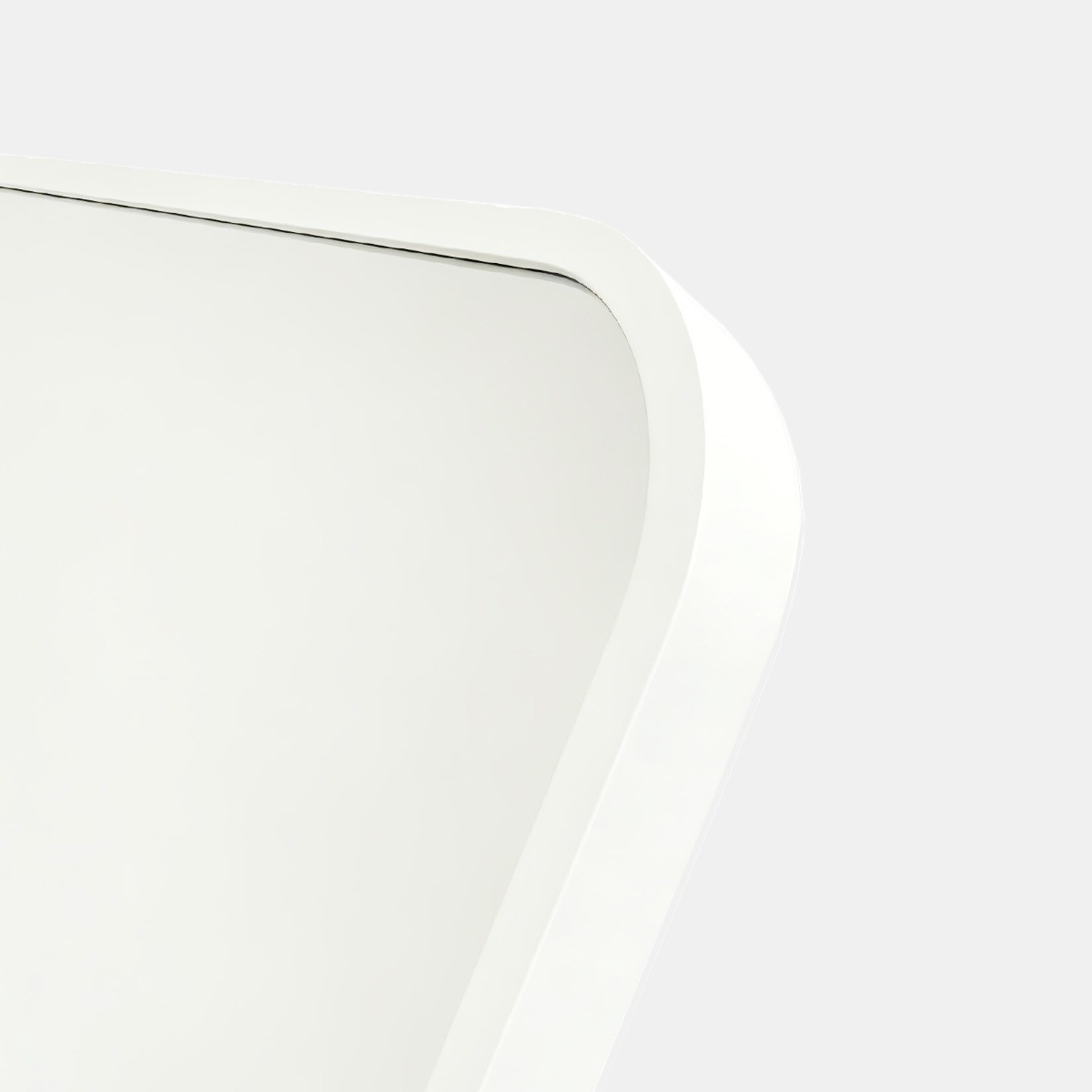 OHS Square Wall Mirror - White
