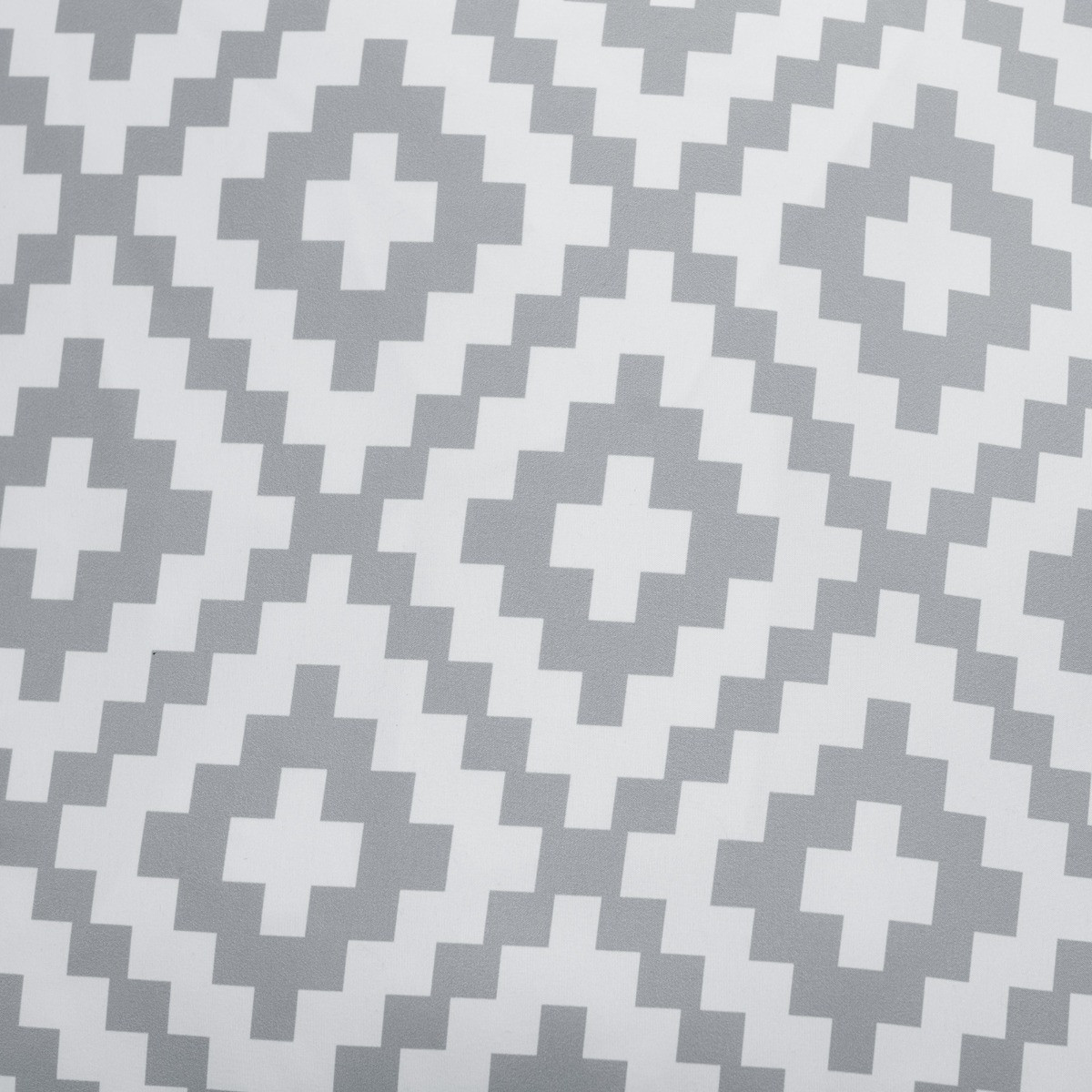 OHS Indoor/Outdoor Geo Print Cushion Covers with Cushion Pads, 4 Pack - Grey/White>