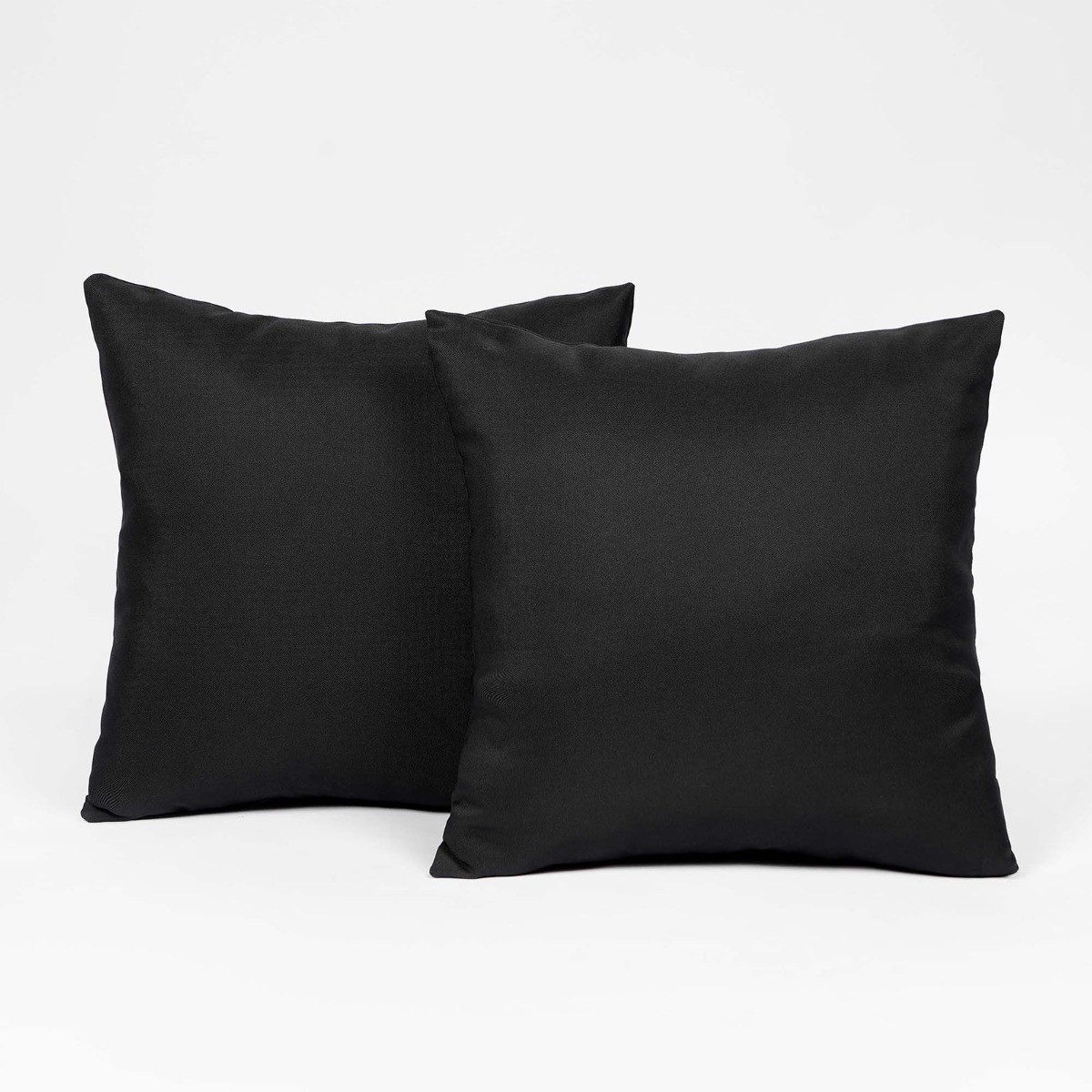 OHS Water Resistant Outdoor Cushion Covers with Cushion Pads, 4 Pack - Black>