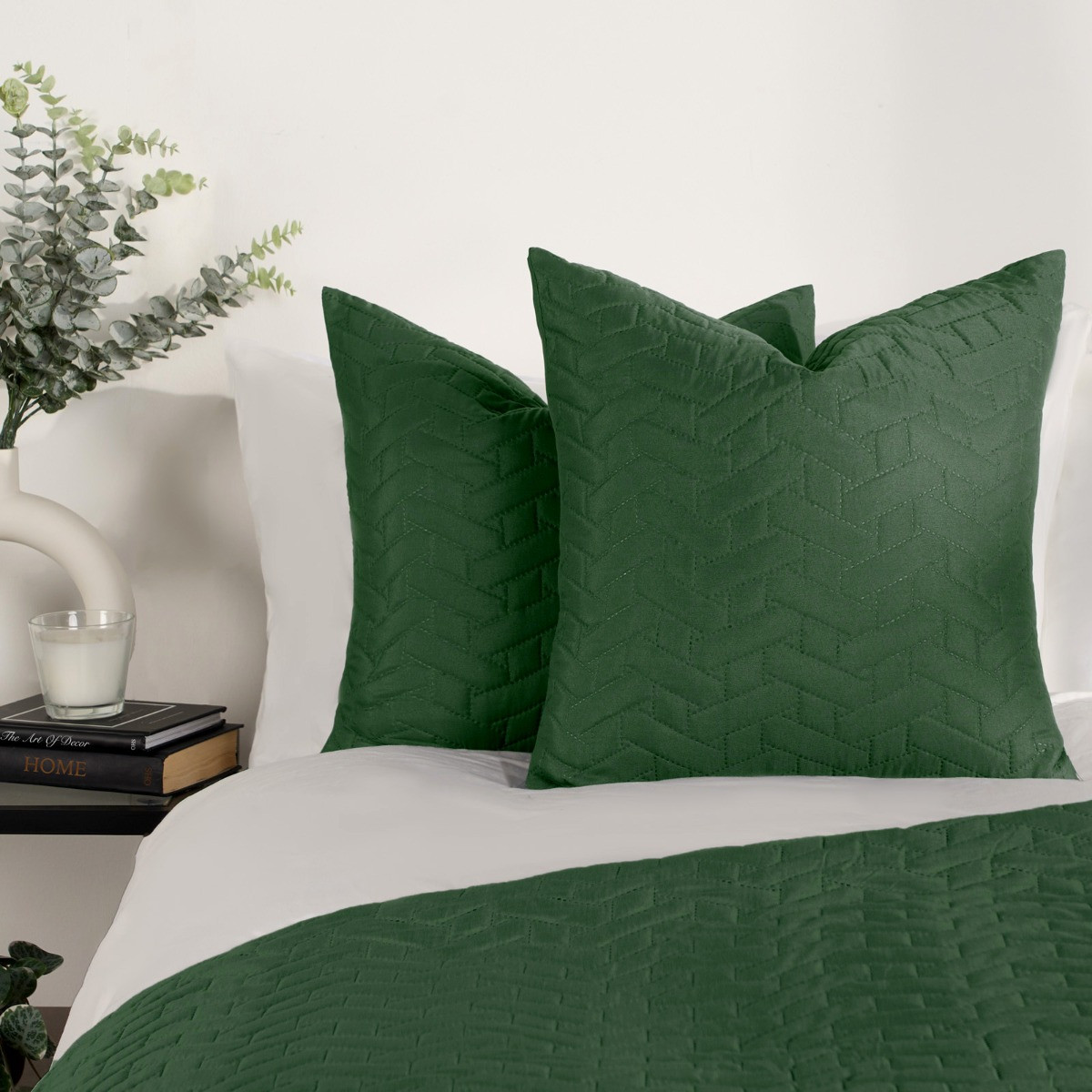 OHS Pinsonic Cushion Covers - Forest Green>