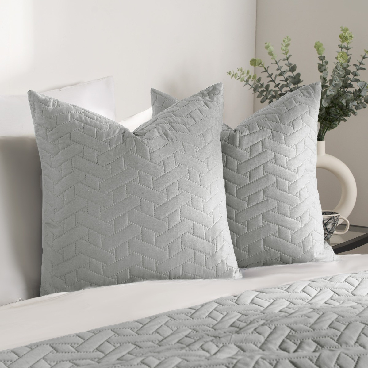 OHS Pinsonic Cushion Covers - Silver>