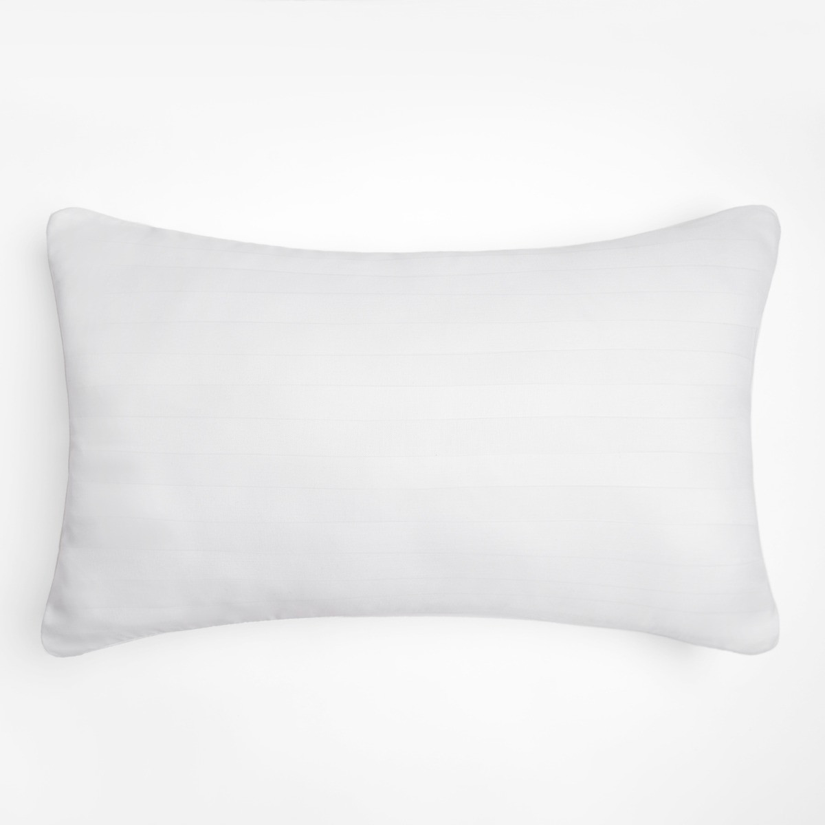 Brentfords 2 Pack Satin Stripe Cushion Covers - White>