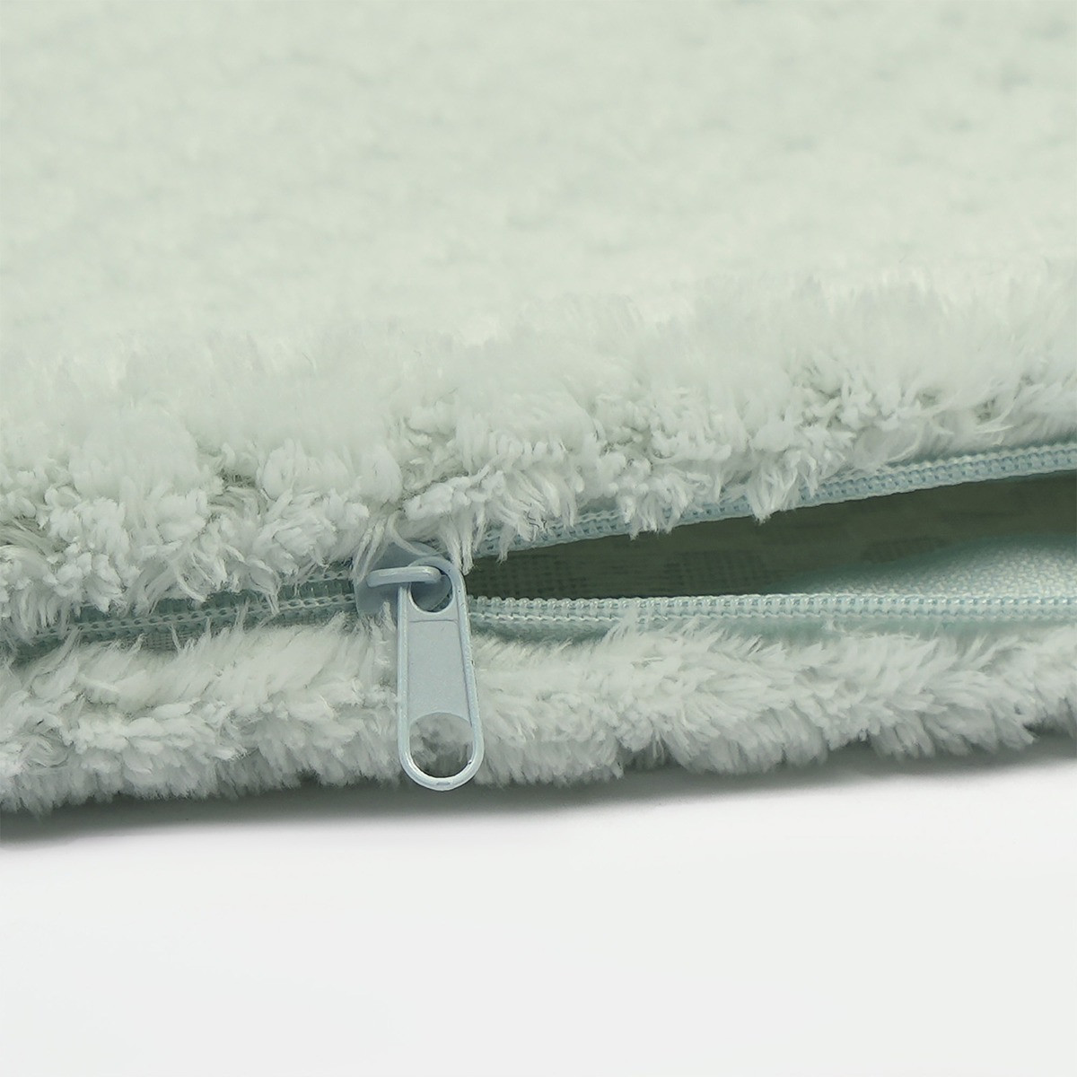 OHS 2 Pack Waffle Fleece Cushion Covers, Duck Egg - 45 x 45 cm>