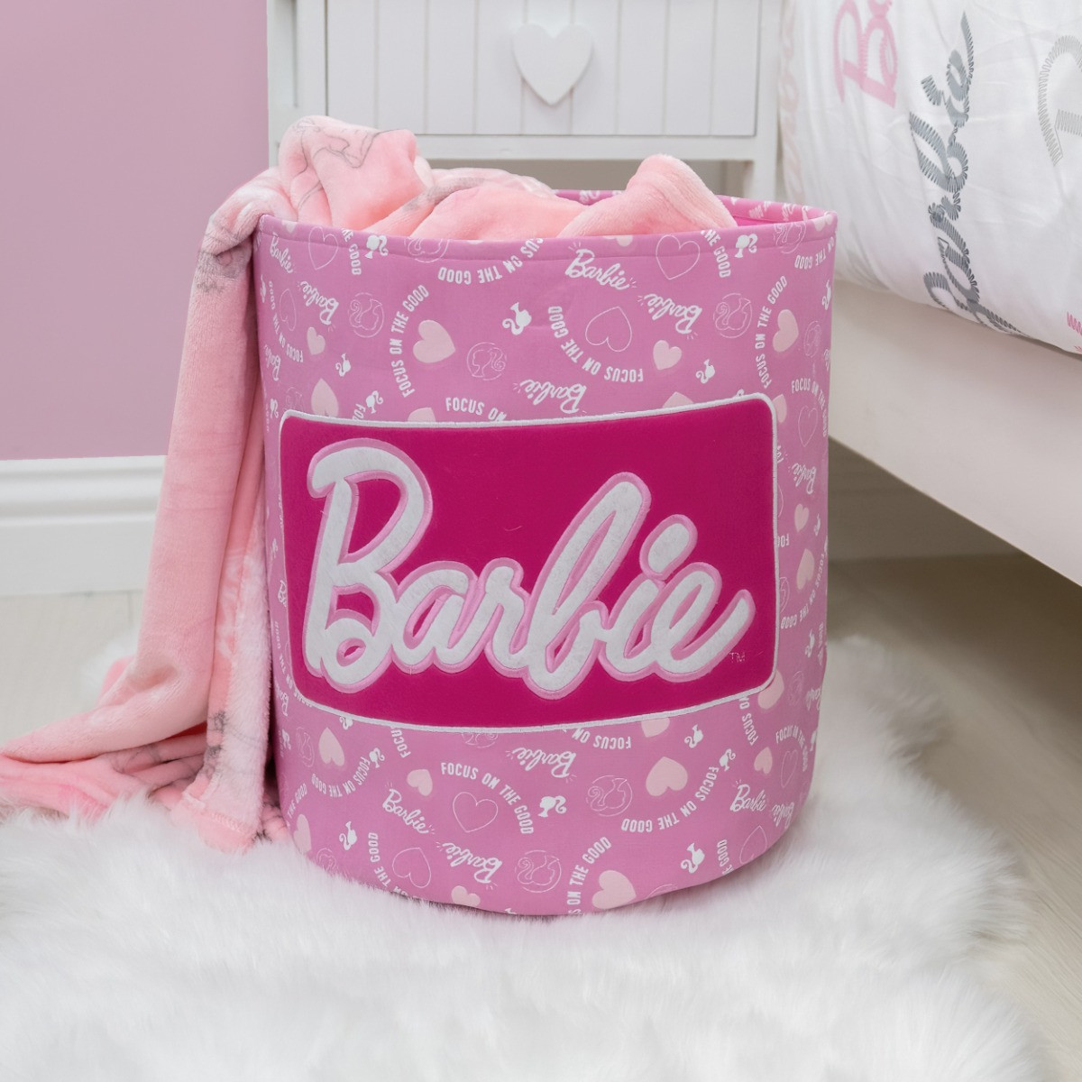 Barbie Storage Tub - Pink>