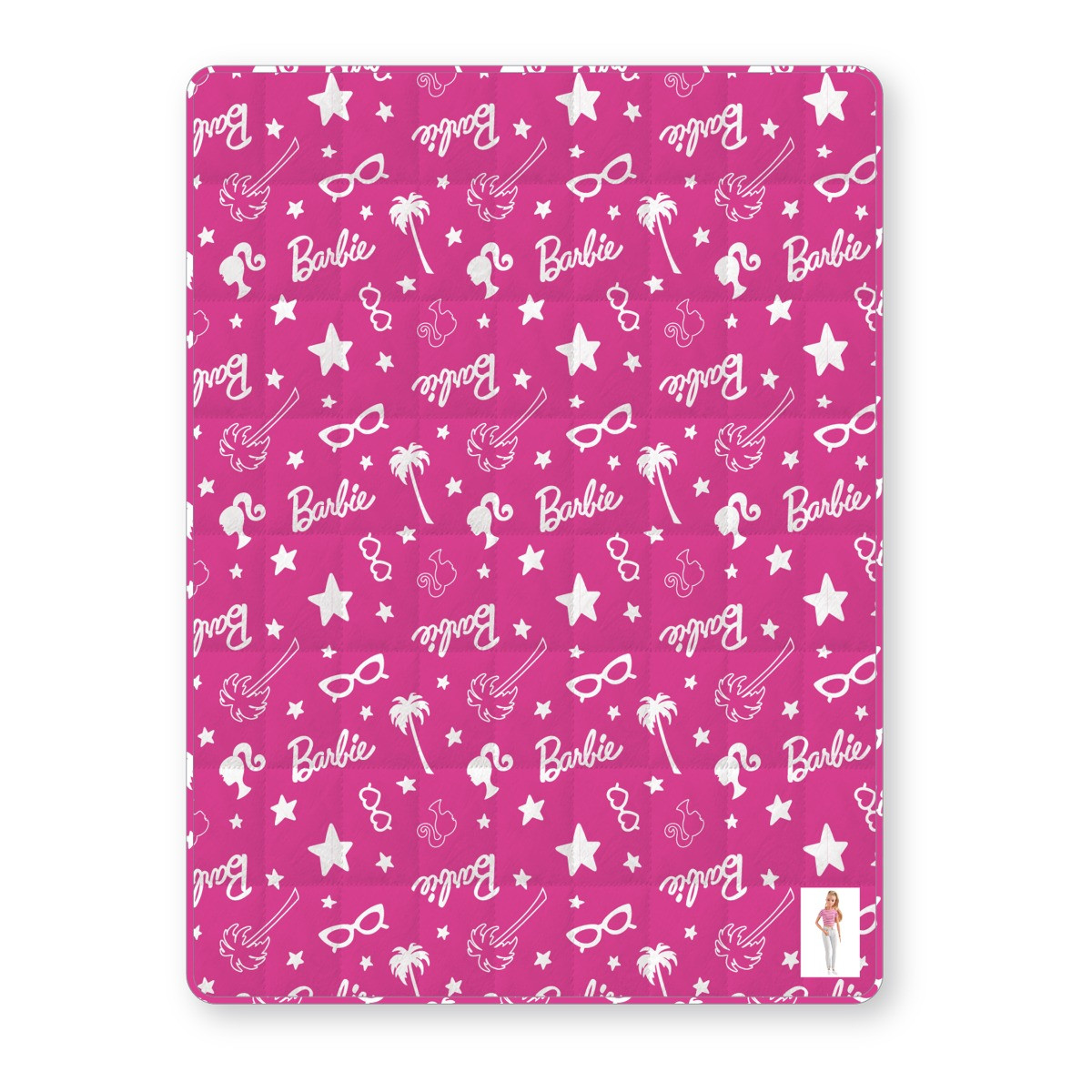 Barbie Stars Weighted Blanket, Pink - 3kg>