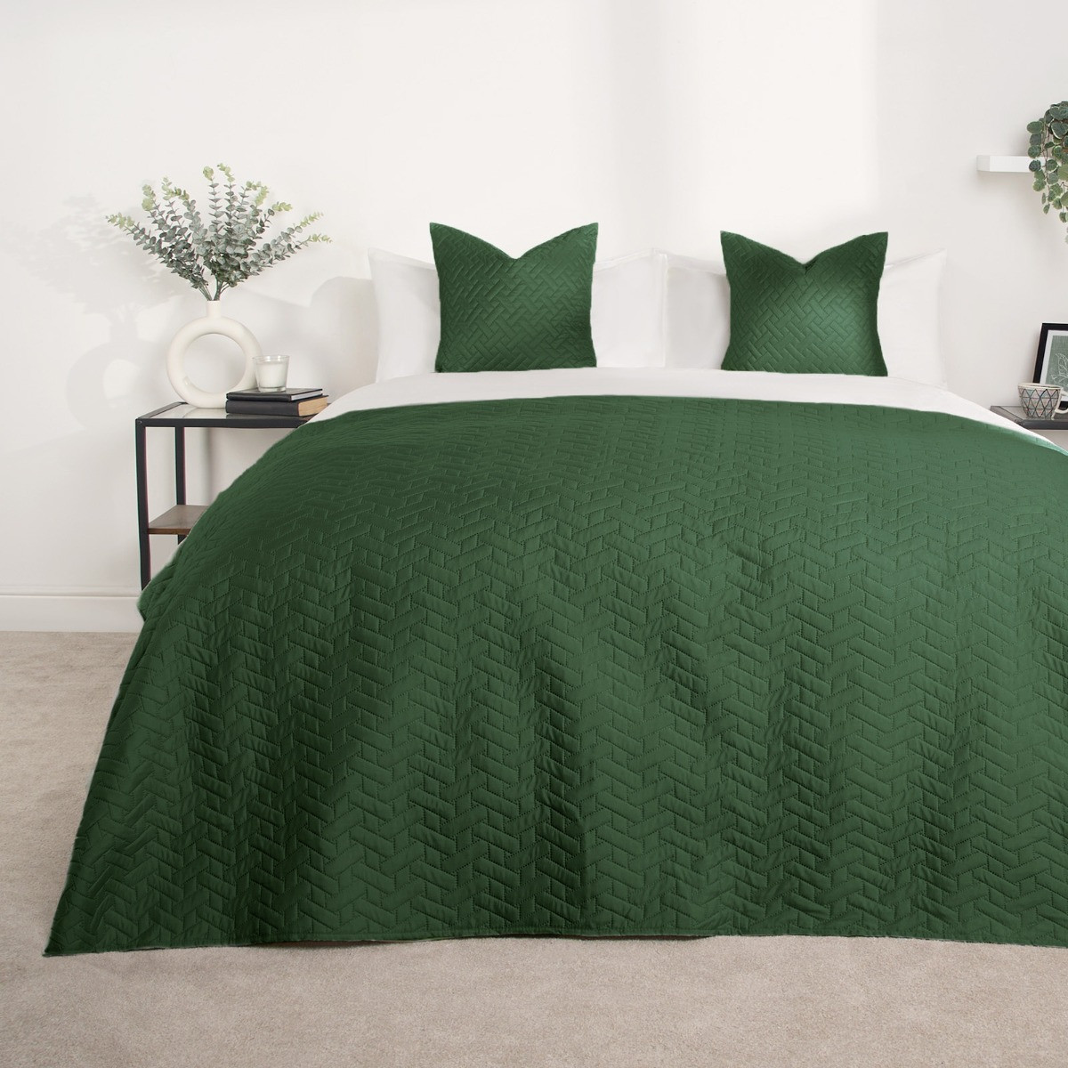 OHS Pinsonic Throw - Forest Green>