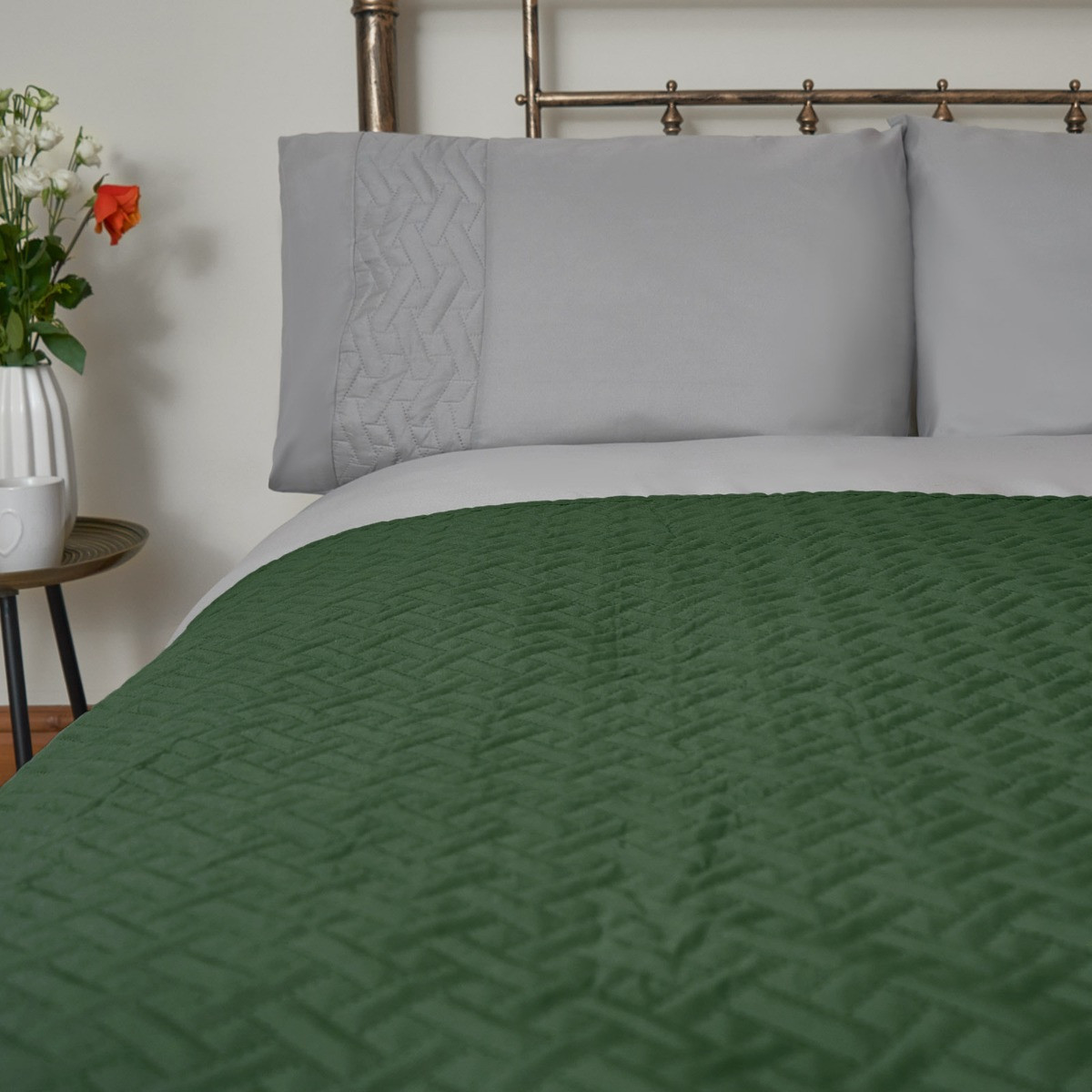 OHS Pinsonic Throw - Forest Green>