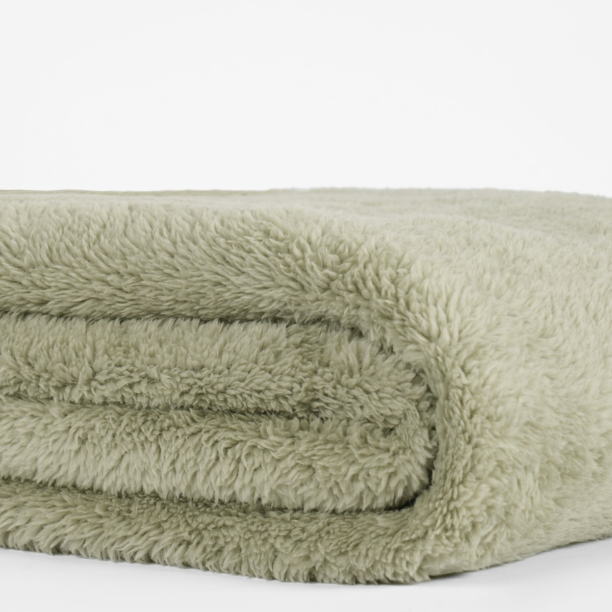 OHS Teddy Fleece Throw - Sage>