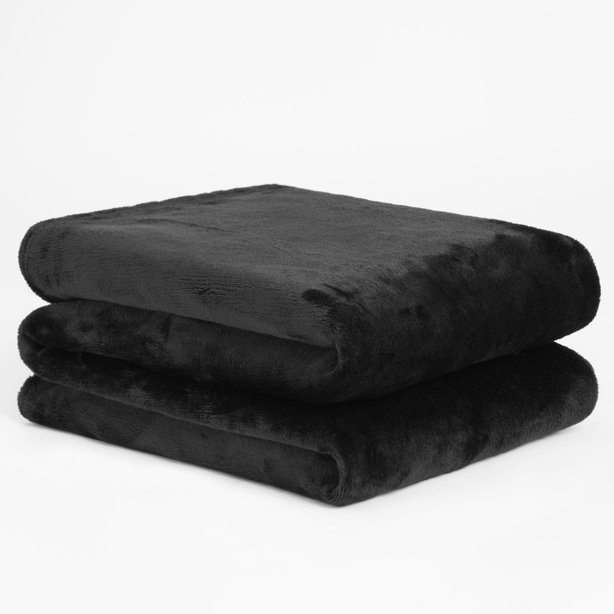 OHS Supersoft Throw, 120 X 150cm - Black>