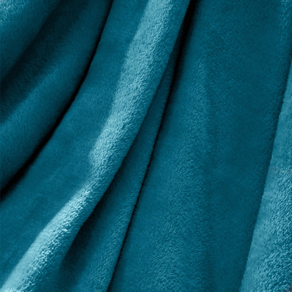 Brentfords Supersoft Throw, Turquoise - 120 x 150cm>