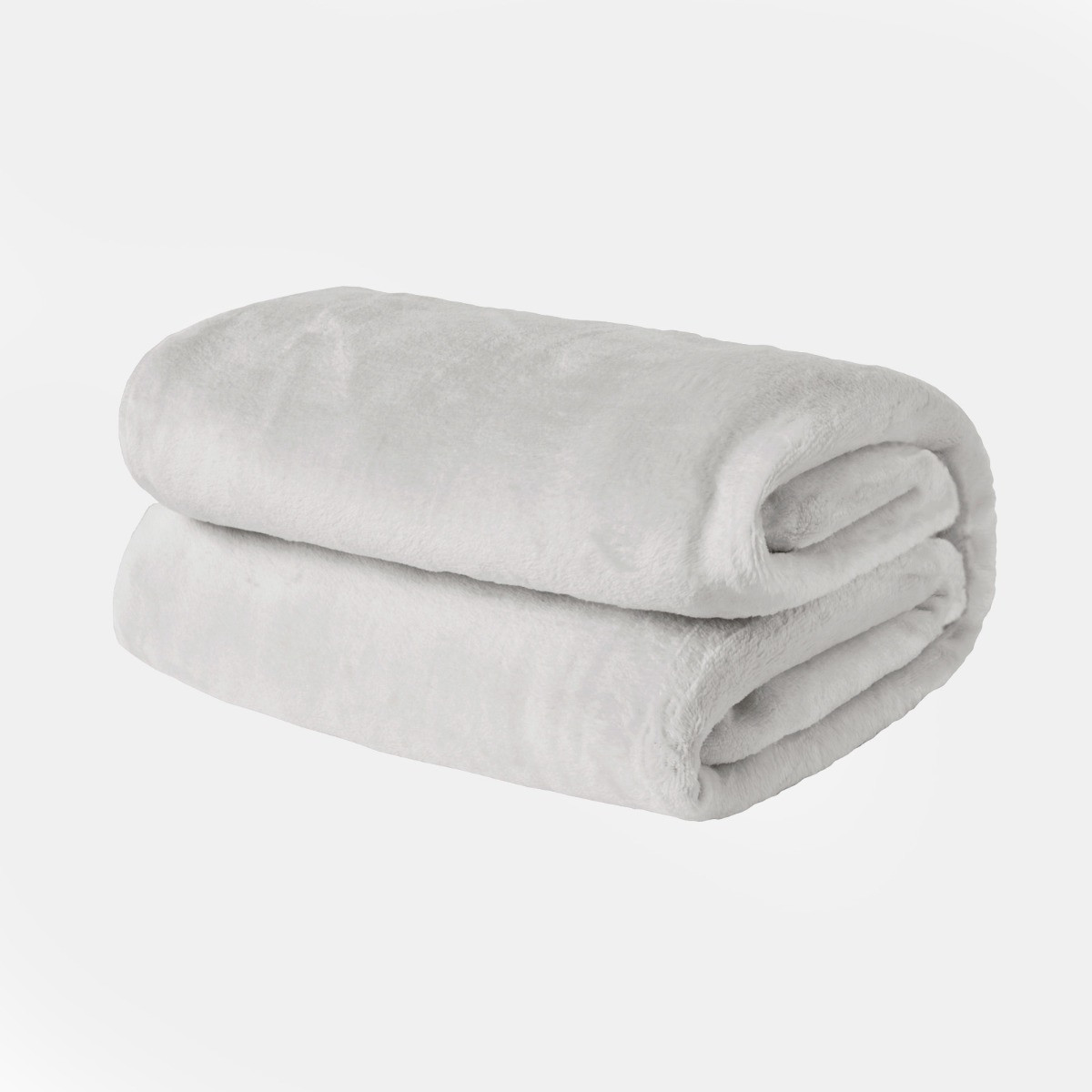 OHS Supersoft Throw, Silver Grey - 150 x 200cm>