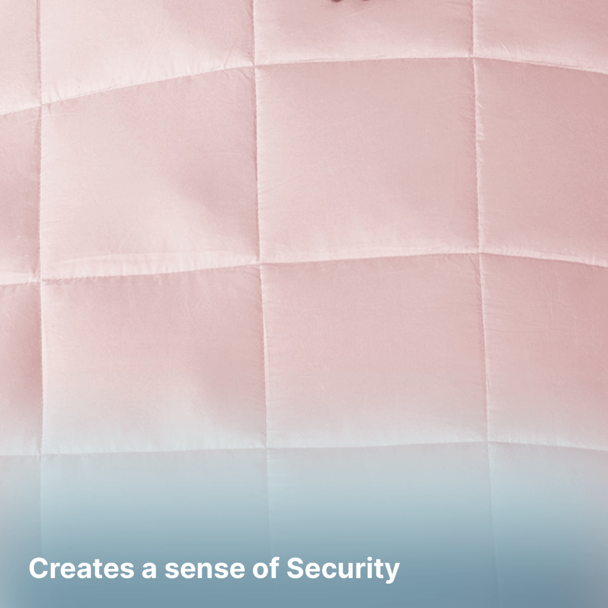 OHS Supersoft Weighted 4kg Blanket, Blush Pink - 125 x 150cm>